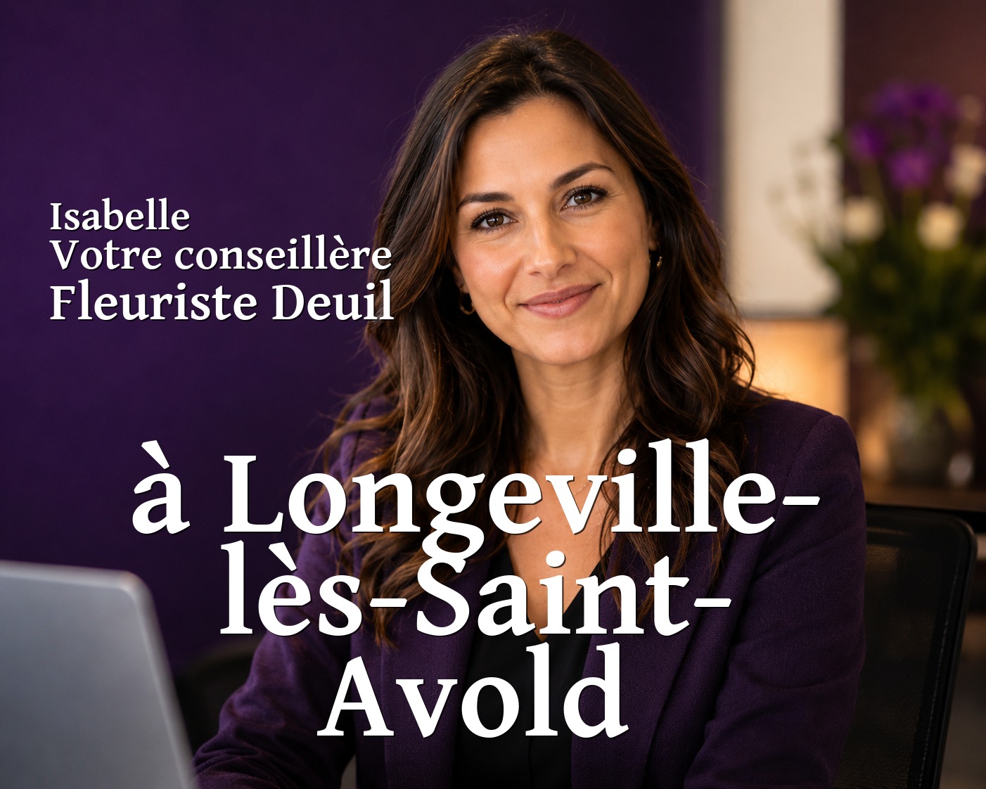 Isabelle, votre conseillère Fleuriste Deuil à Longeville-lès-Saint-Avold