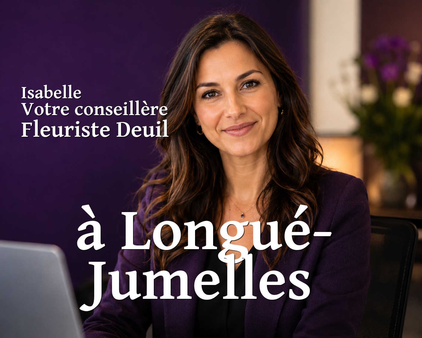 Isabelle, votre conseillère Fleuriste Deuil à Longué-Jumelles