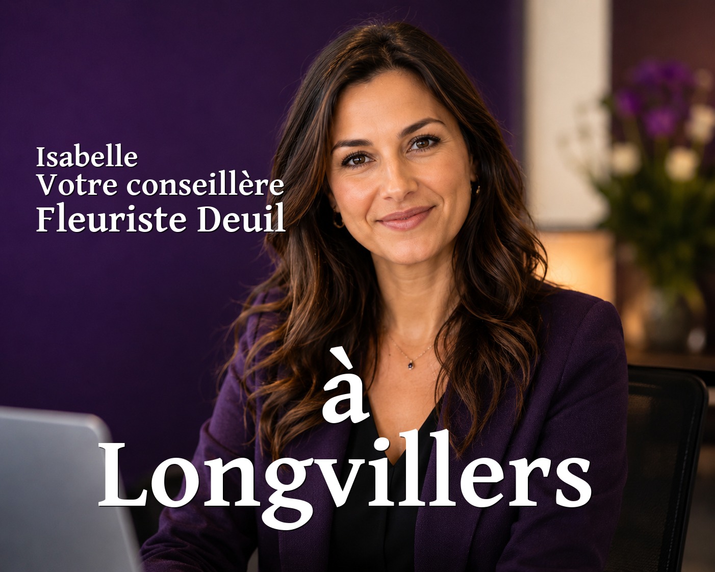 Isabelle, votre conseillère Fleuriste Deuil à Longvillers