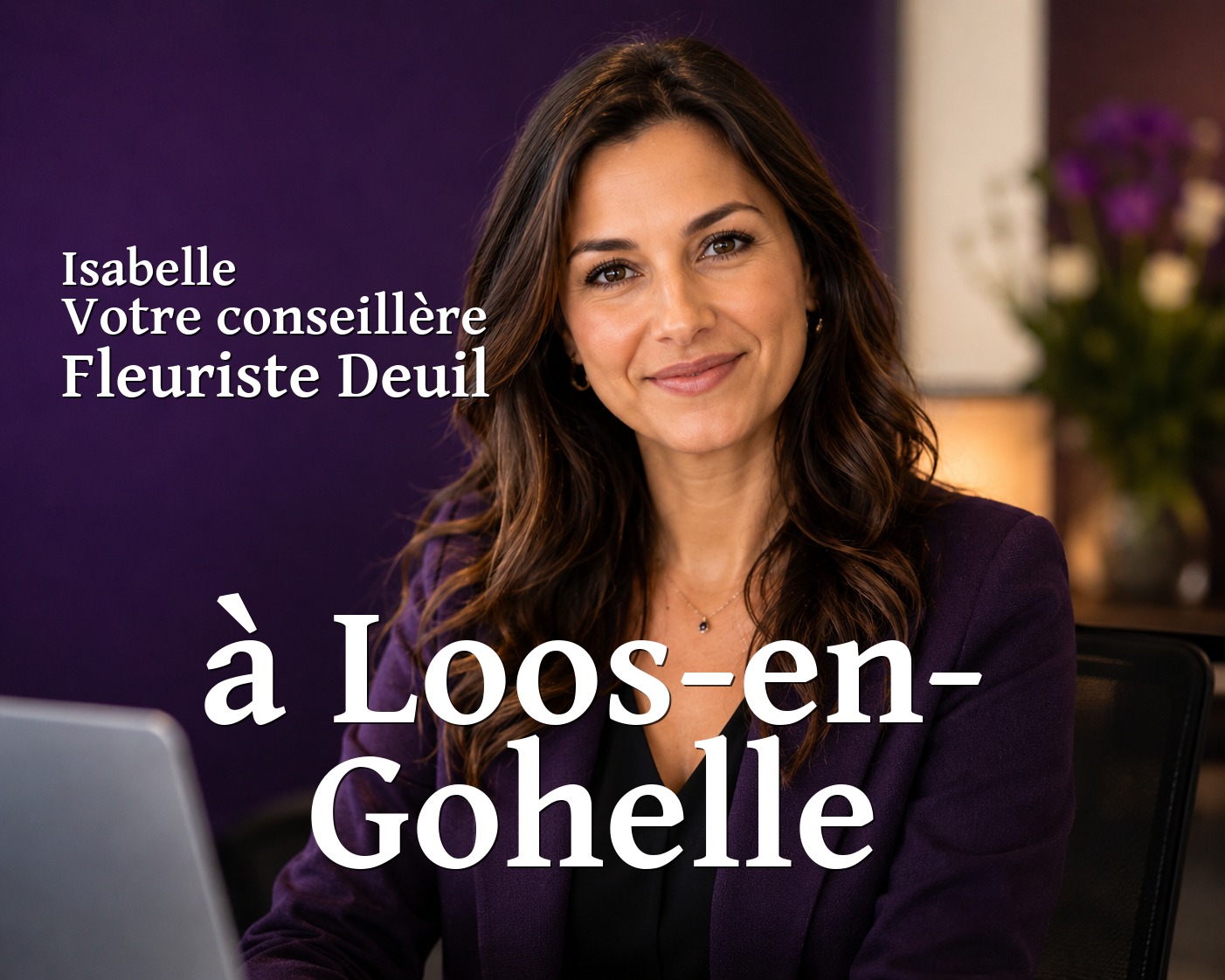 Isabelle, votre conseillère Fleuriste Deuil à Loos-en-Gohelle