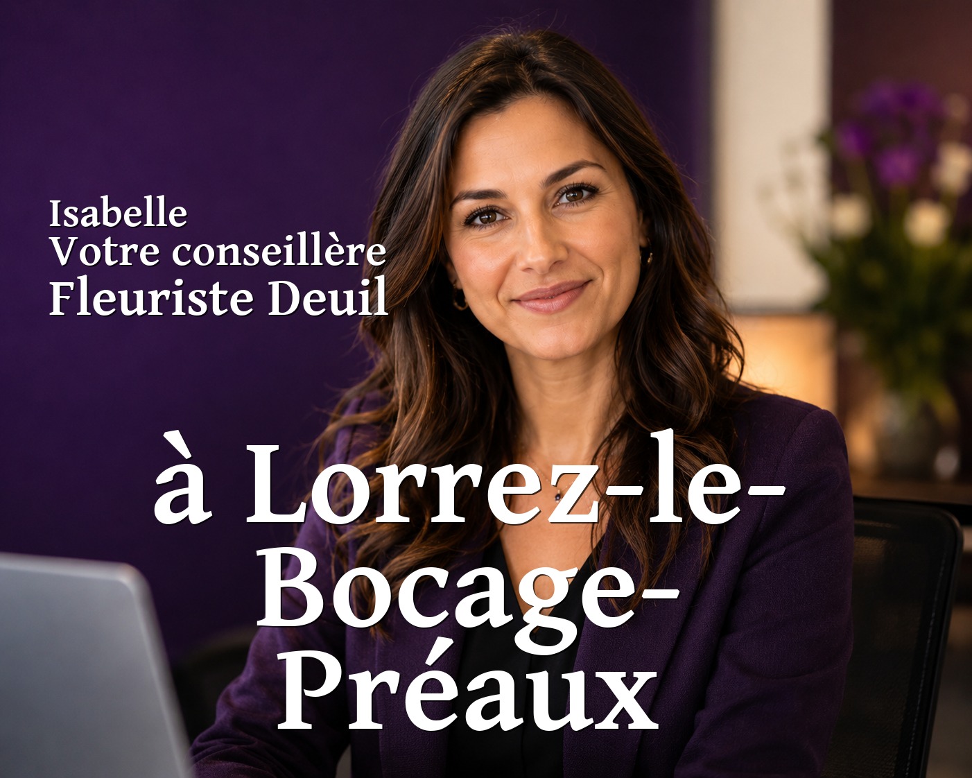 Isabelle, votre conseillère Fleuriste Deuil à Lorrez-le-Bocage-Préaux