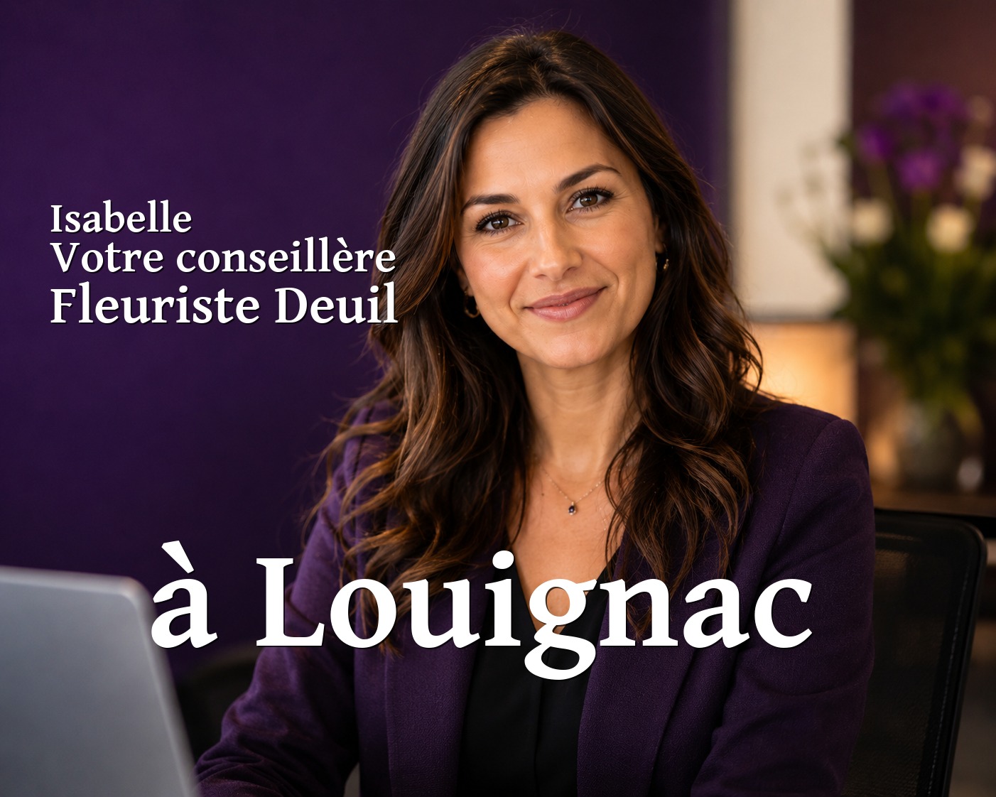 Isabelle, votre conseillère Fleuriste Deuil à Louignac