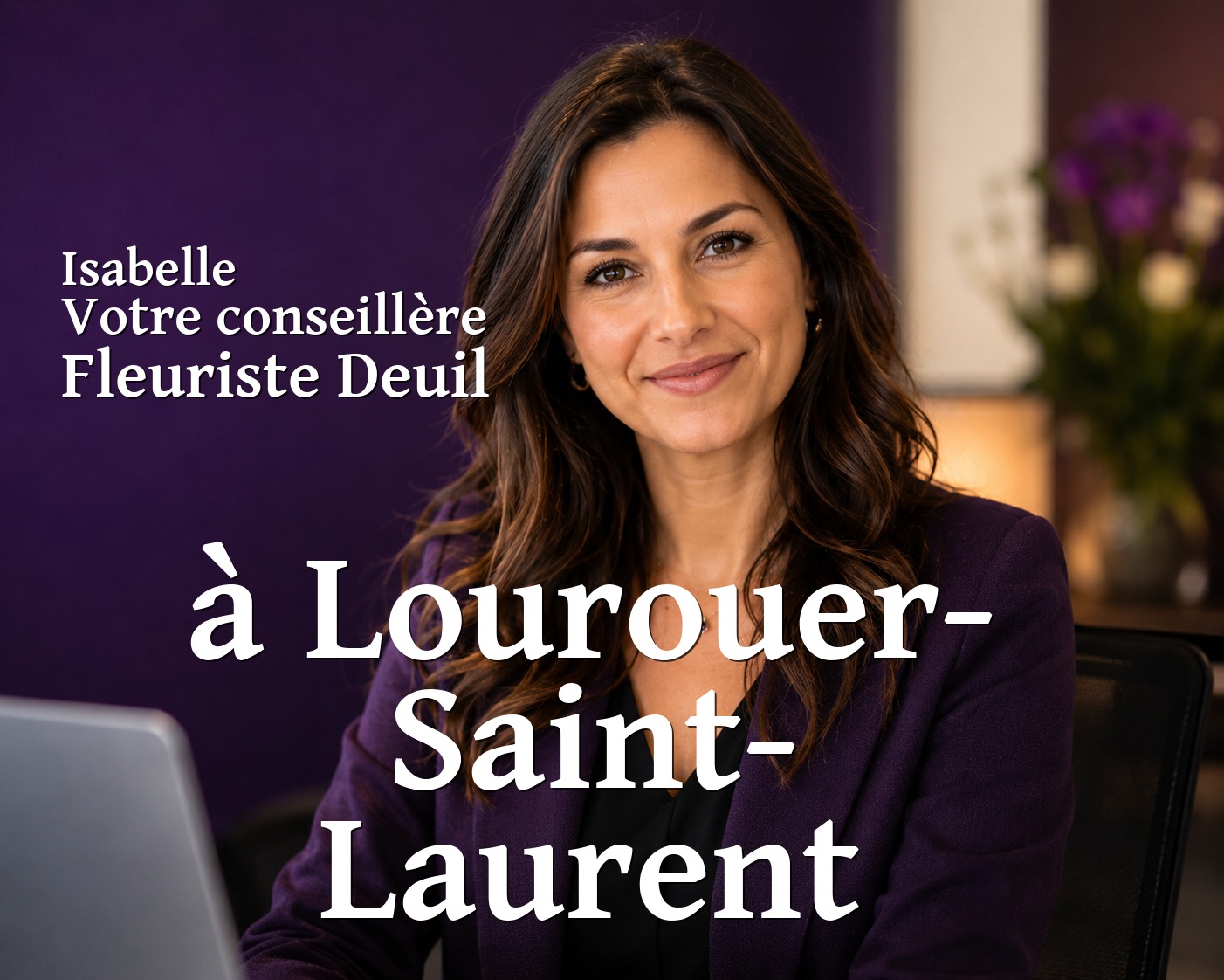Isabelle, votre conseillère Fleuriste Deuil à Lourouer-Saint-Laurent