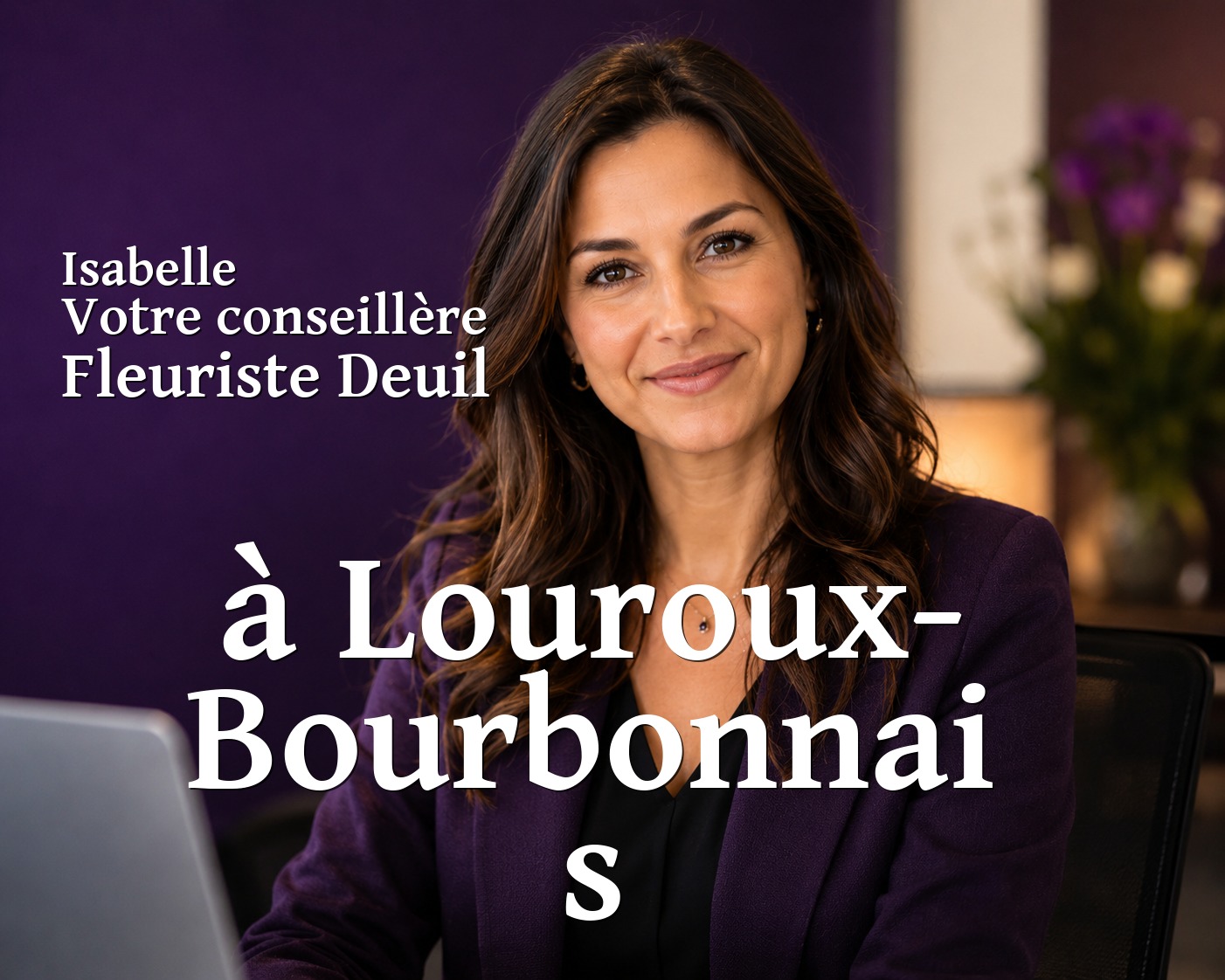 Isabelle, votre conseillère Fleuriste Deuil à Louroux-Bourbonnais