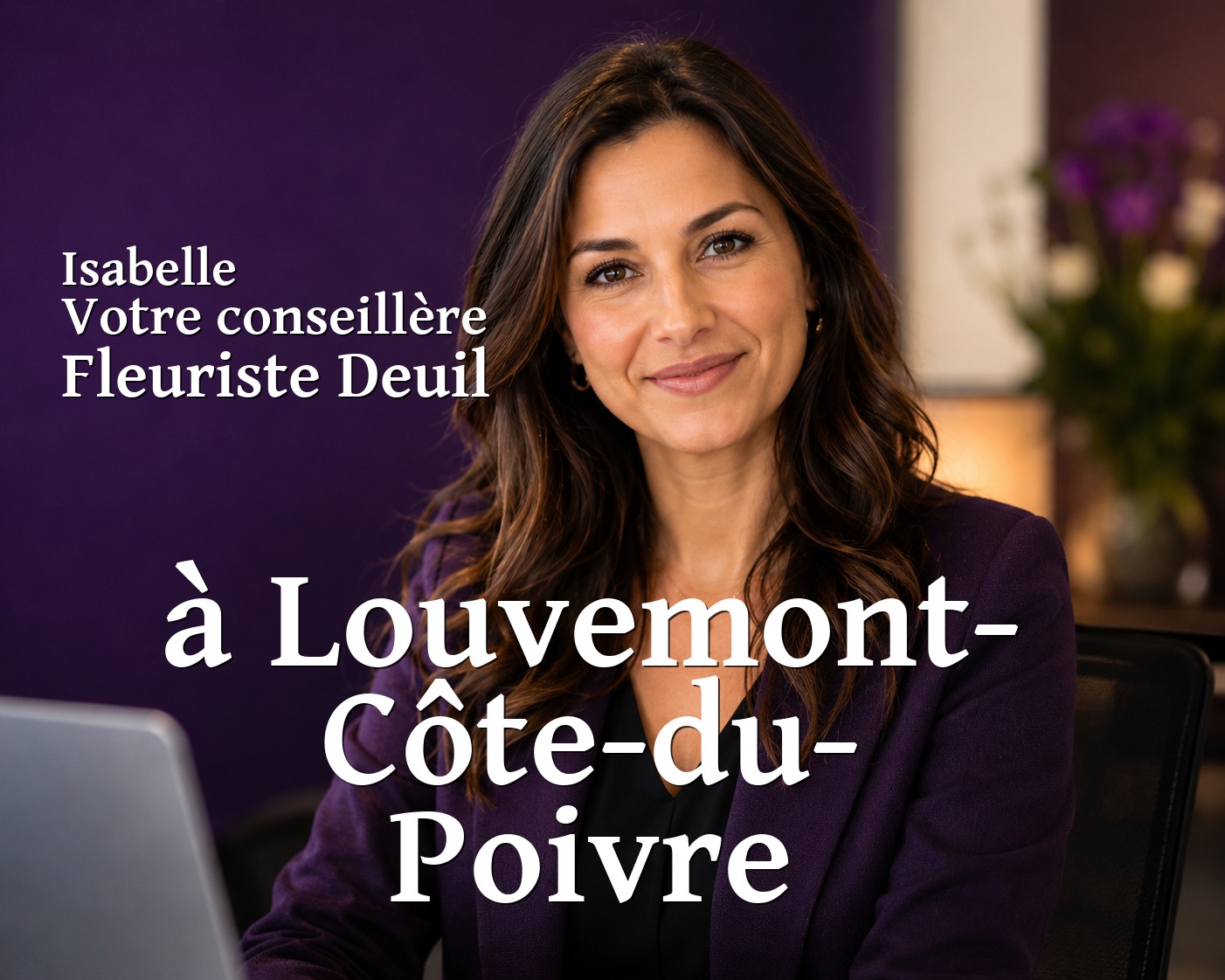 Isabelle, votre conseillère Fleuriste Deuil à Louvemont-Côte-du-Poivre