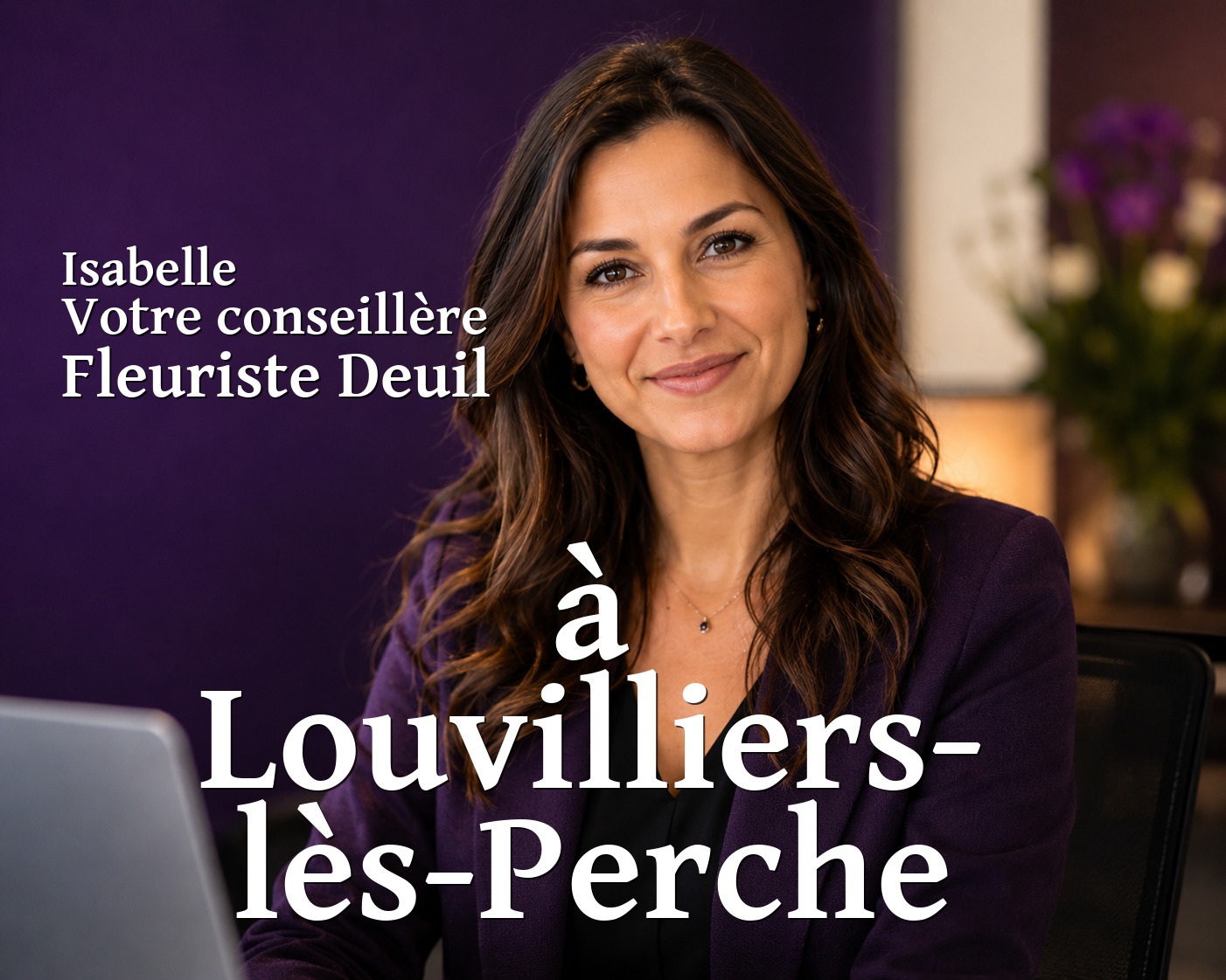 Isabelle, votre conseillère Fleuriste Deuil à Louvilliers-lès-Perche