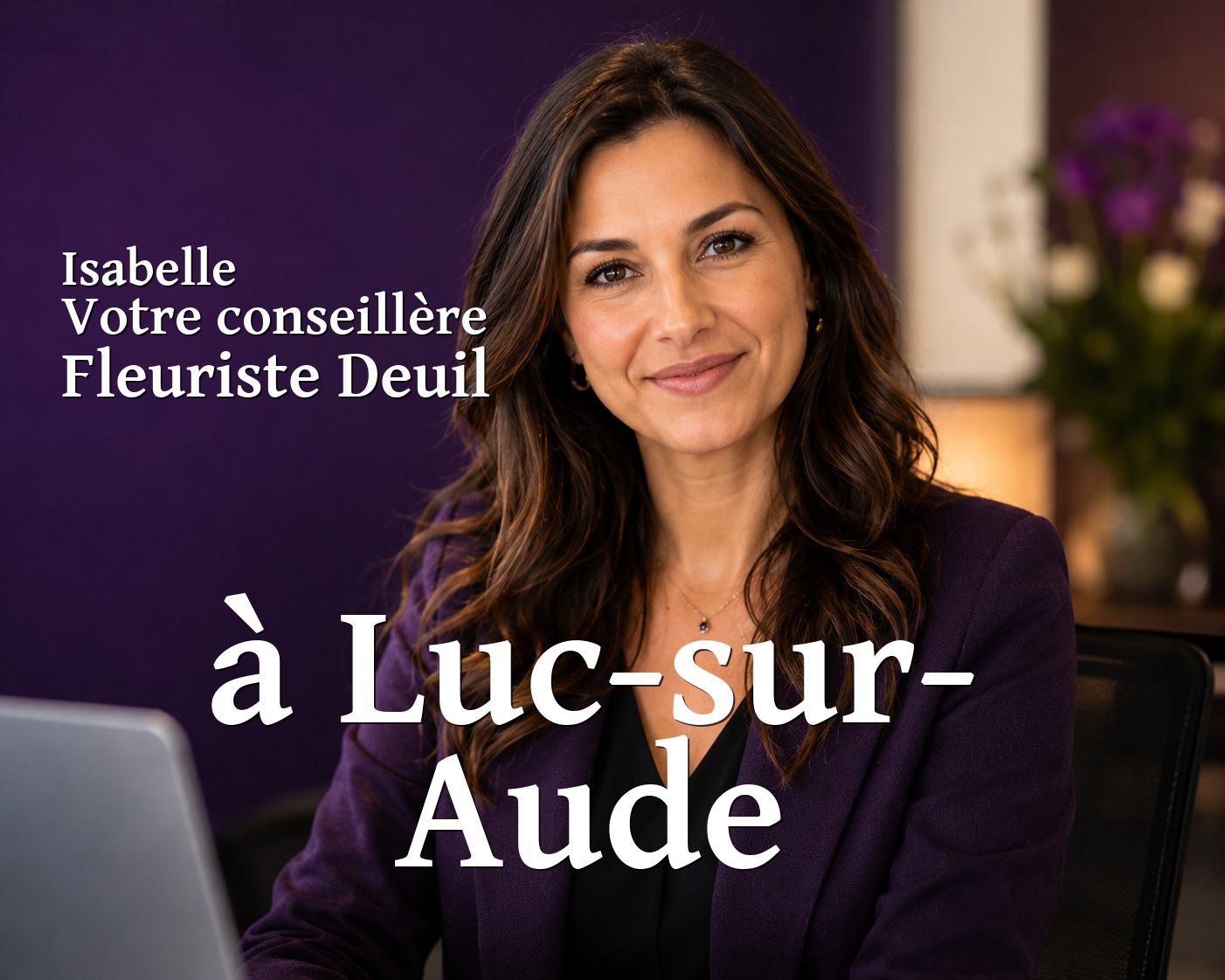Isabelle, votre conseillère Fleuriste Deuil à Luc-sur-Aude