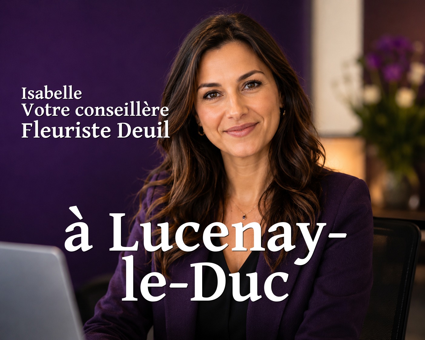 Isabelle, votre conseillère Fleuriste Deuil à Lucenay-le-Duc