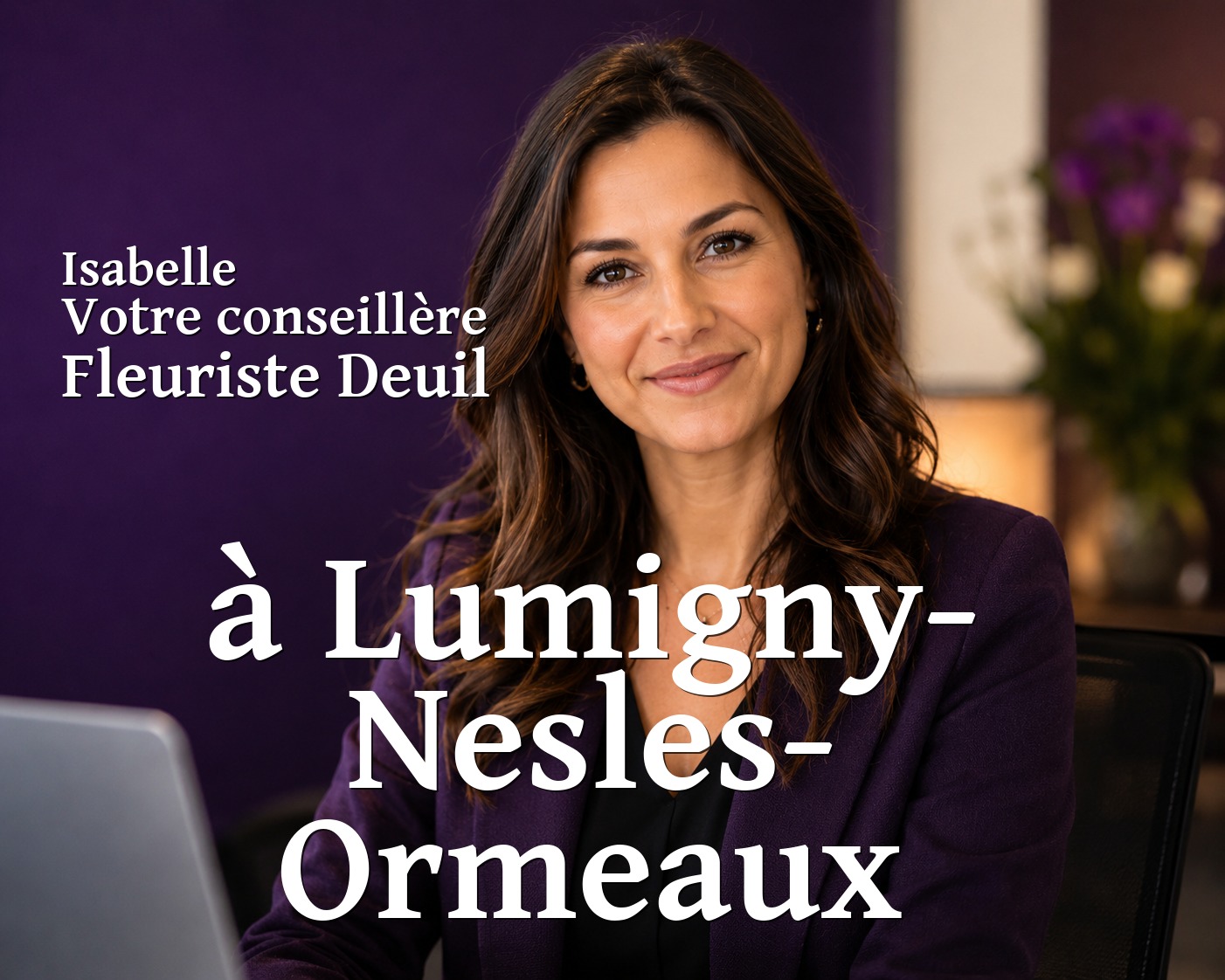 Isabelle, votre conseillère Fleuriste Deuil à Lumigny-Nesles-Ormeaux