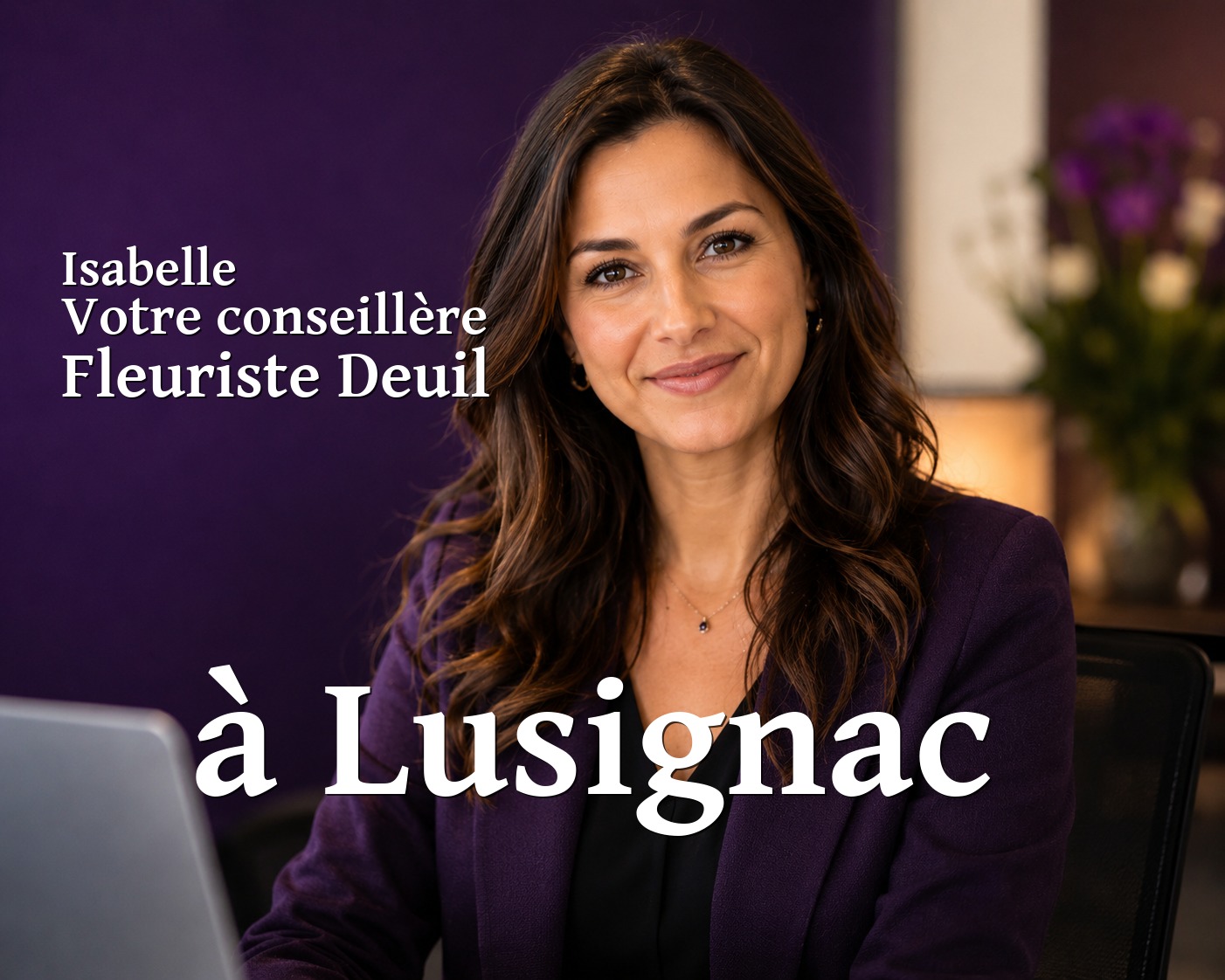 Isabelle, votre conseillère Fleuriste Deuil à Lusignac