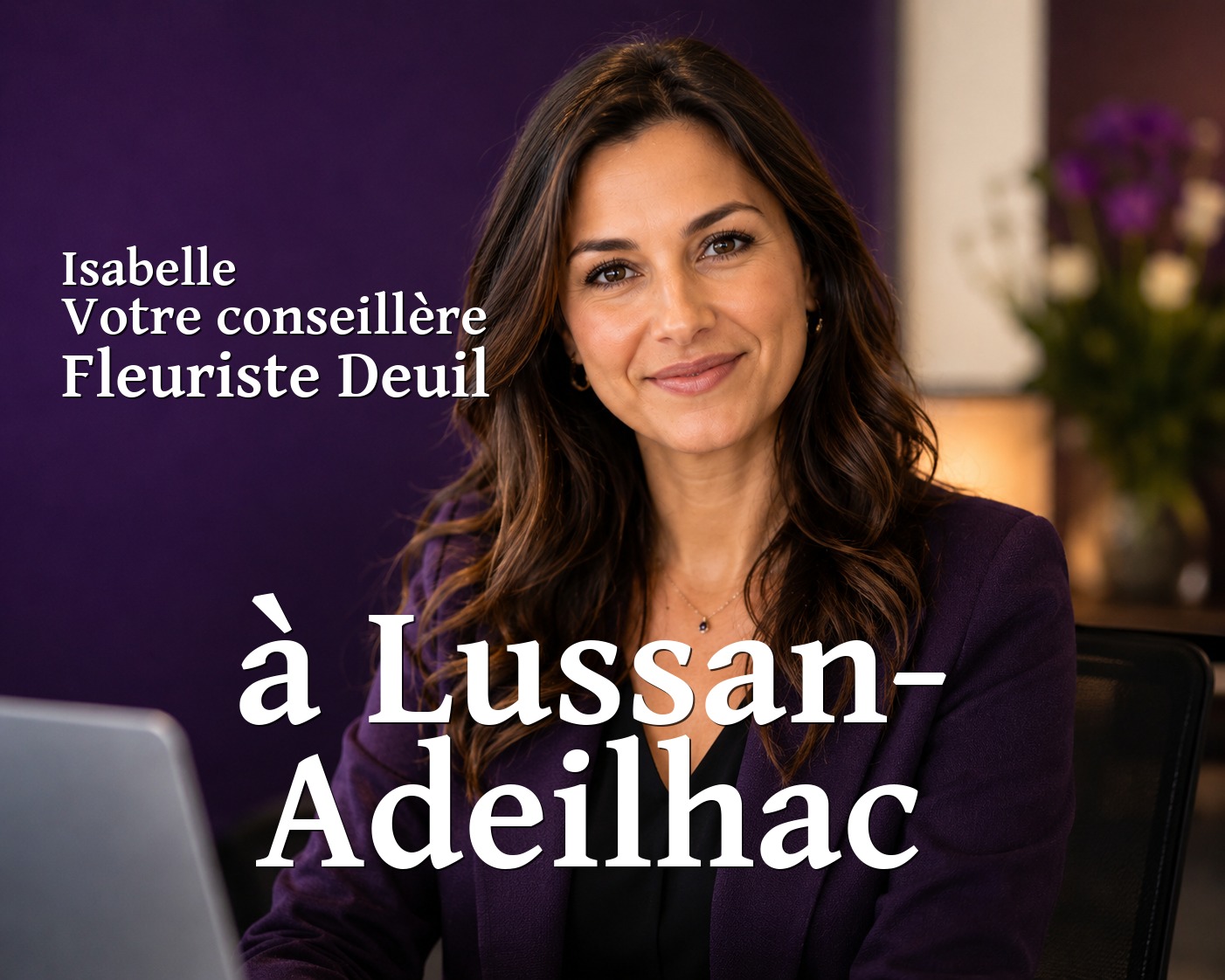 Isabelle, votre conseillère Fleuriste Deuil à Lussan-Adeilhac