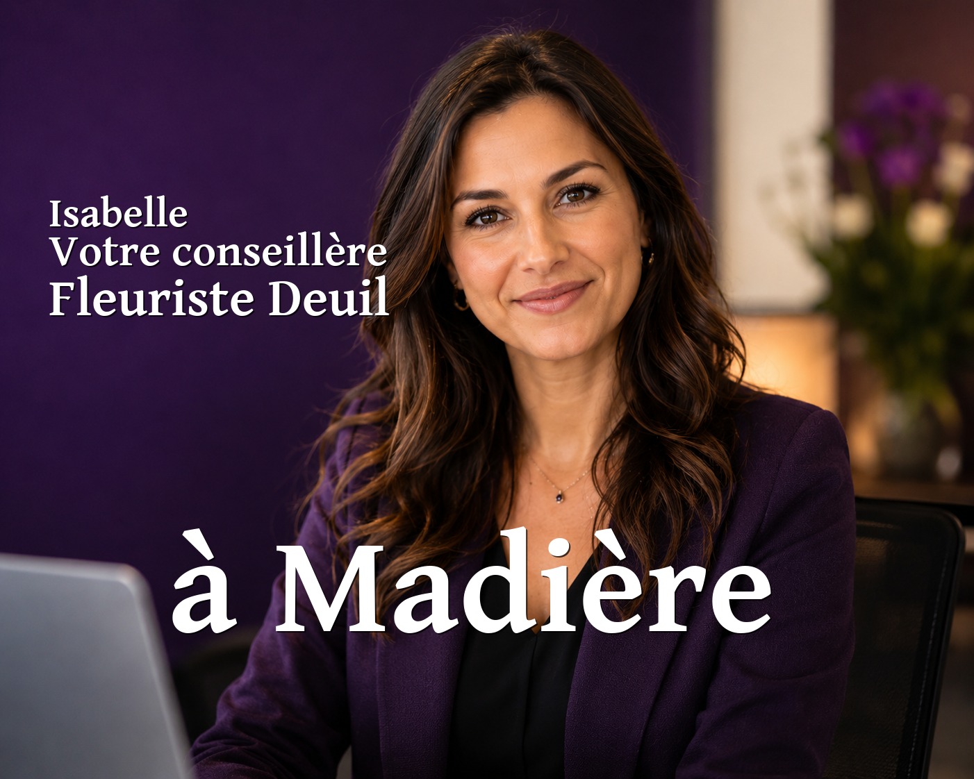 Isabelle, votre conseillère Fleuriste Deuil à Madière