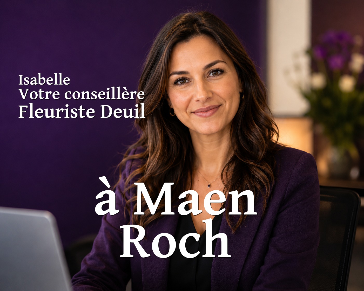 Isabelle, votre conseillère Fleuriste Deuil à Maen Roch