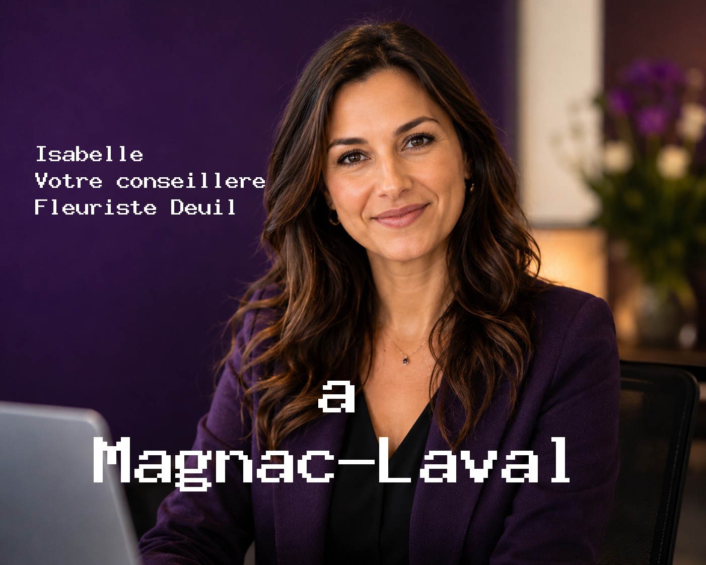Isabelle, votre conseillère Fleuriste Deuil à Magnac-Laval