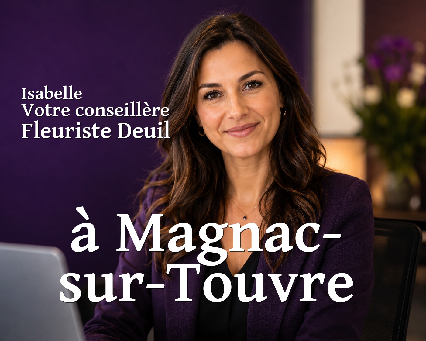 Isabelle, votre conseillère Fleuriste Deuil à Magnac-sur-Touvre