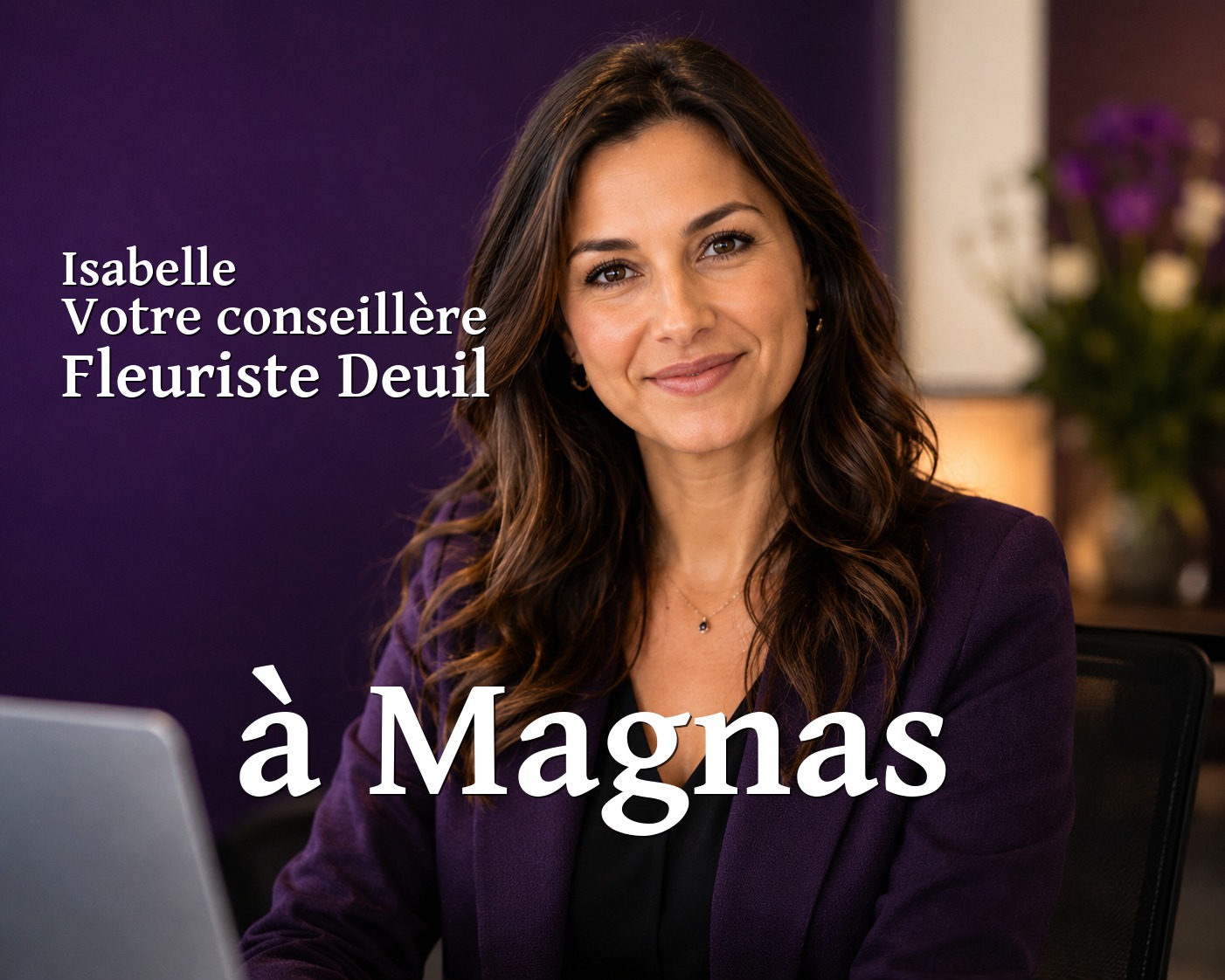 Isabelle, votre conseillère Fleuriste Deuil à Magnas