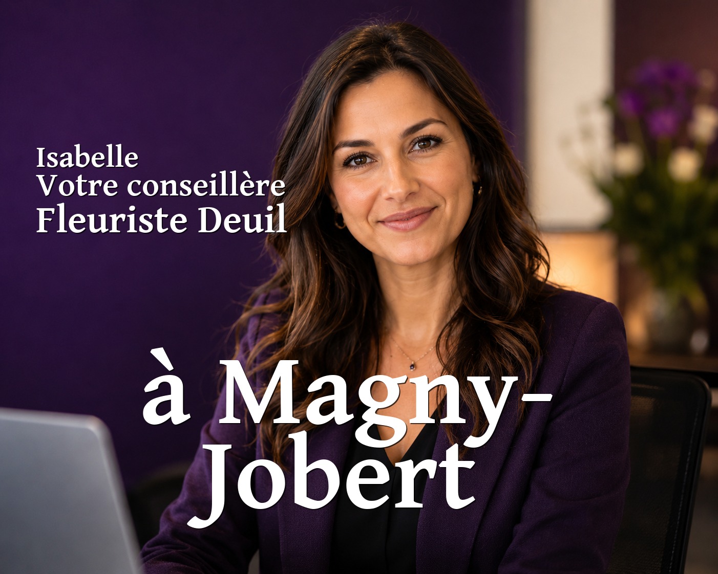 Isabelle, votre conseillère Fleuriste Deuil à Magny-Jobert