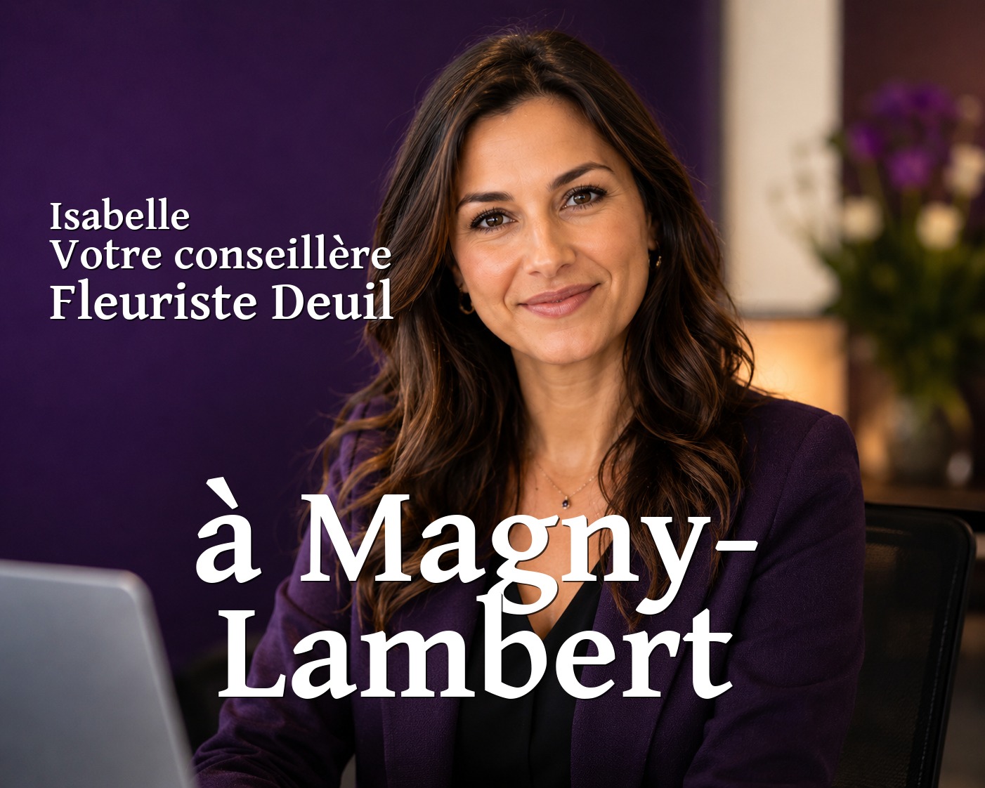 Isabelle, votre conseillère Fleuriste Deuil à Magny-Lambert