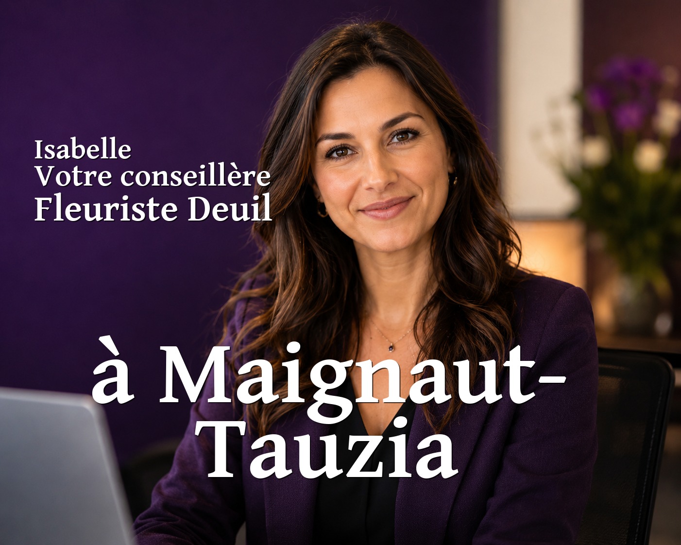 Isabelle, votre conseillère Fleuriste Deuil à Maignaut-Tauzia