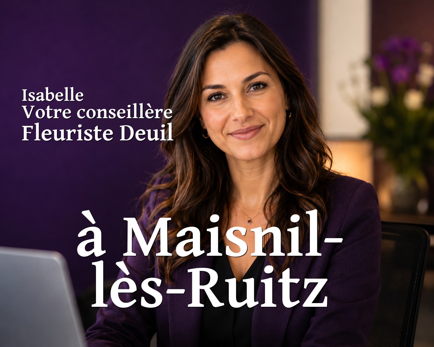 Isabelle, votre conseillère Fleuriste Deuil à Maisnil-lès-Ruitz