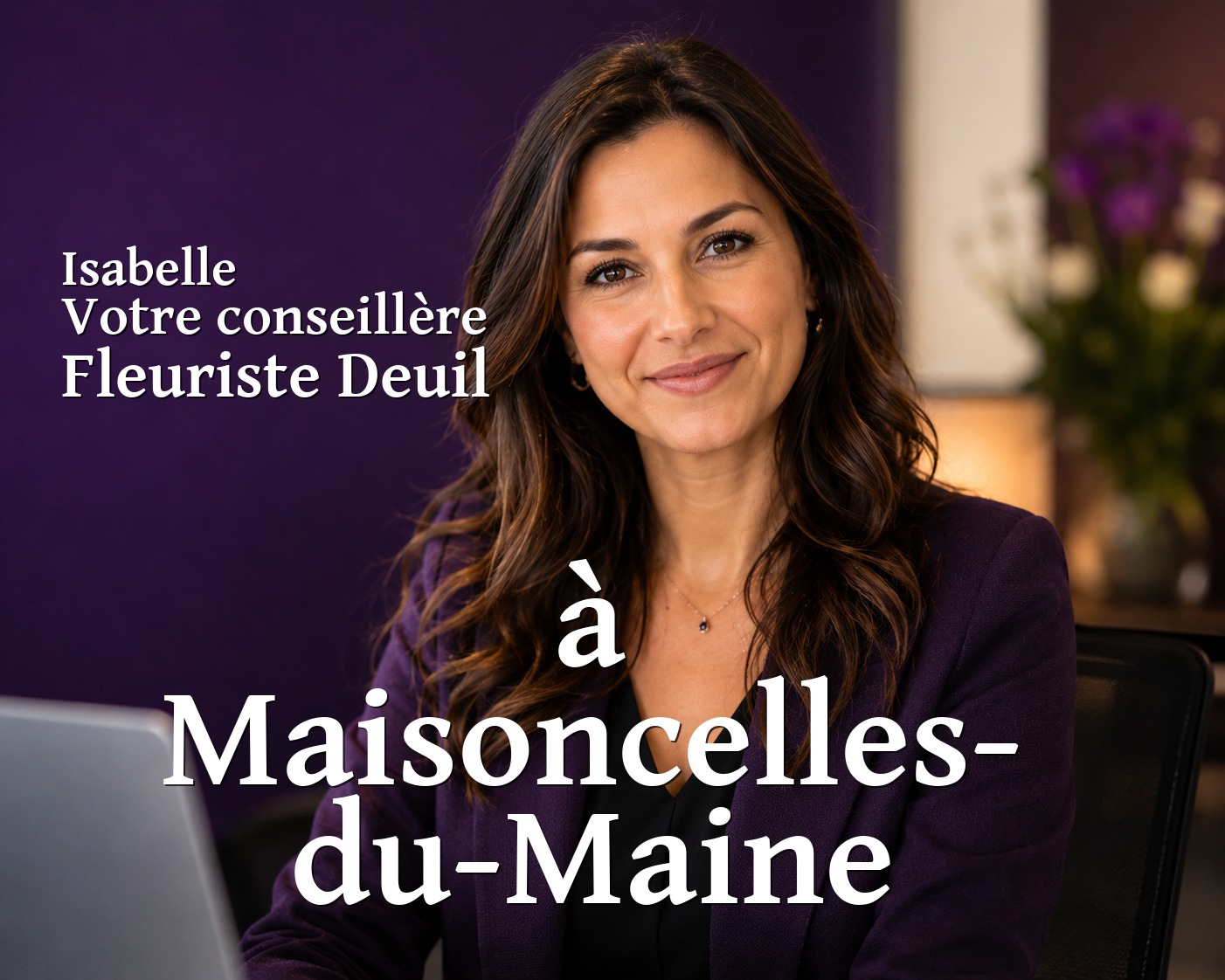 Isabelle, votre conseillère Fleuriste Deuil à Maisoncelles-du-Maine