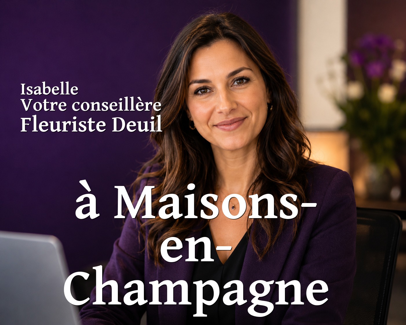 Isabelle, votre conseillère Fleuriste Deuil à Maisons-en-Champagne