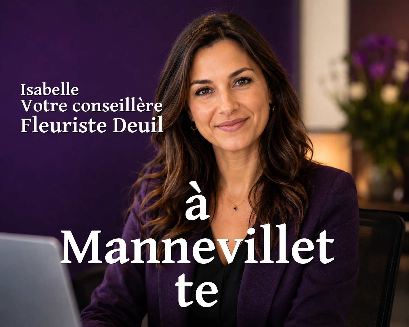 Isabelle, votre conseillère Fleuriste Deuil à Mannevillette