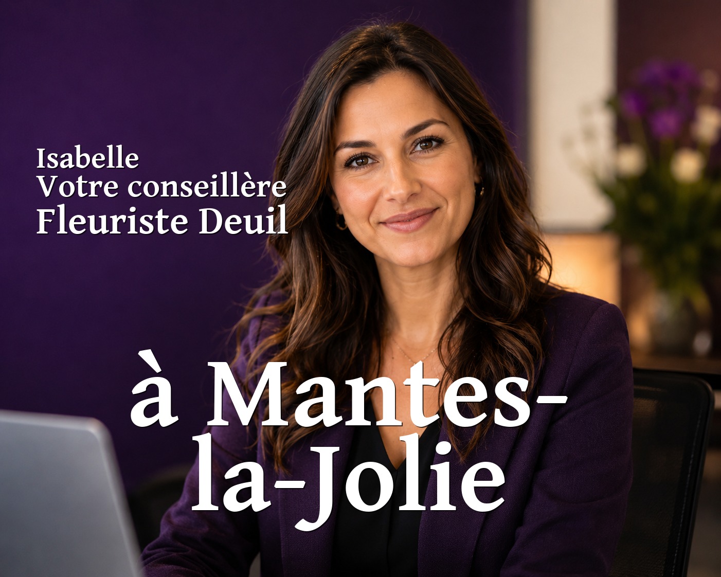 Isabelle, votre conseillère Fleuriste Deuil à Mantes-la-Jolie