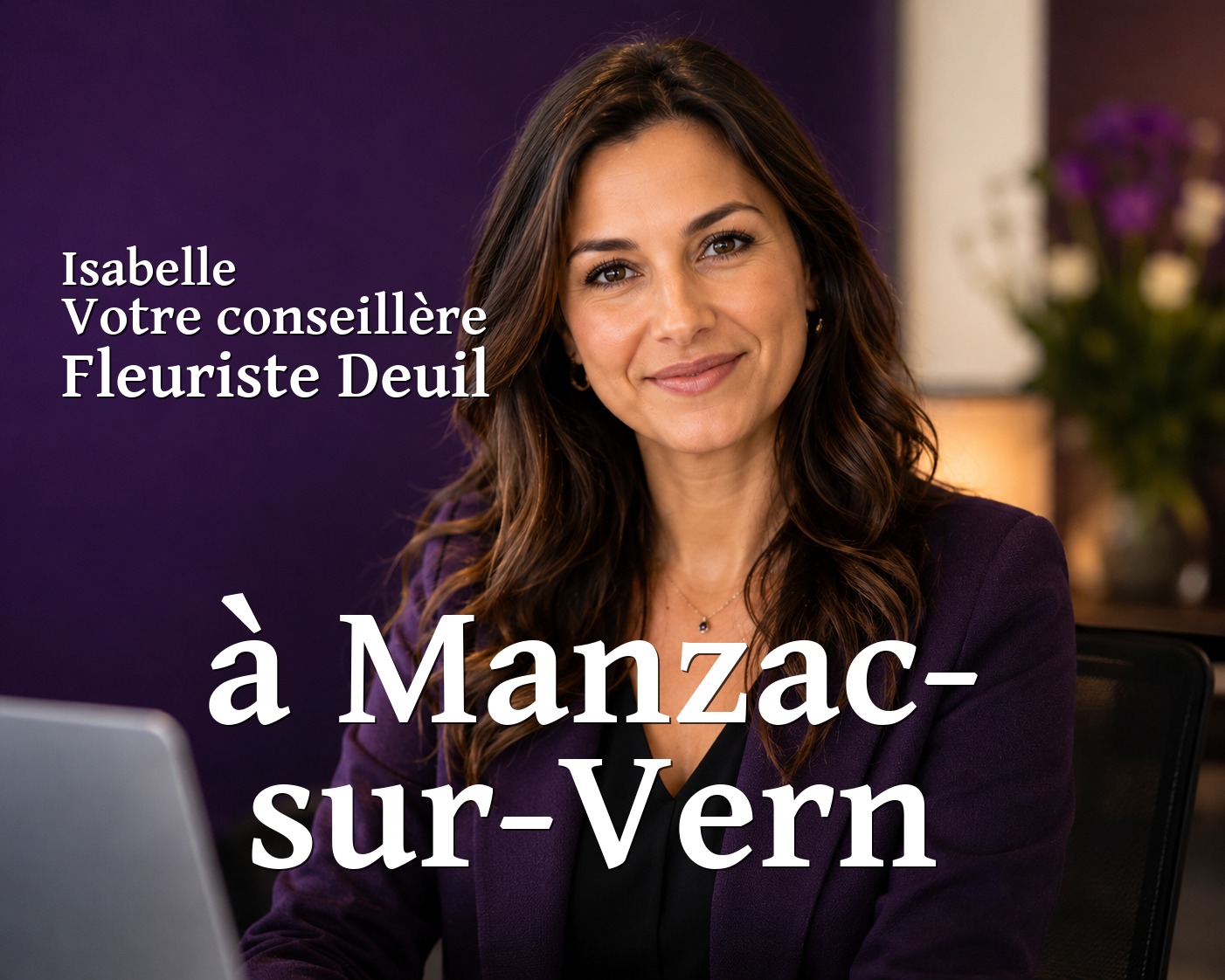 Isabelle, votre conseillère Fleuriste Deuil à Manzac-sur-Vern
