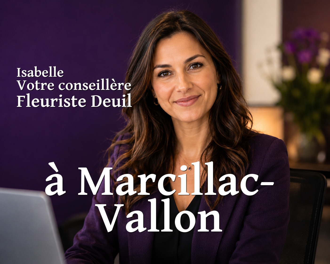 Isabelle, votre conseillère Fleuriste Deuil à Marcillac-Vallon