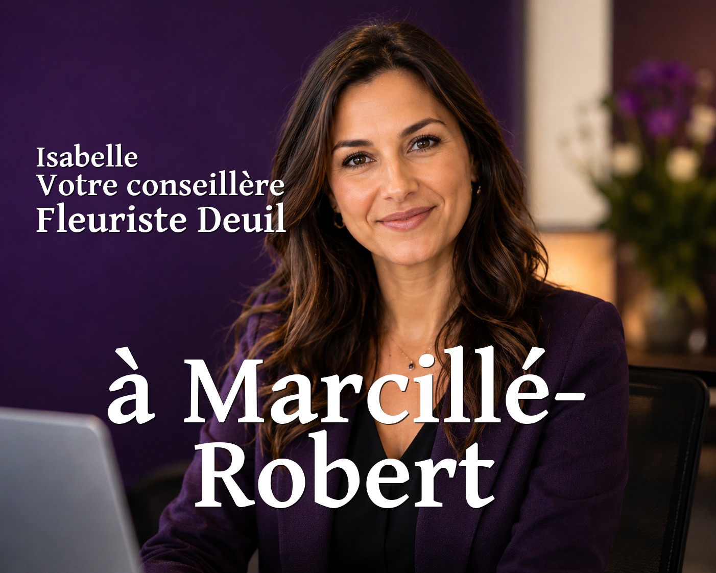 Isabelle, votre conseillère Fleuriste Deuil à Marcillé-Robert