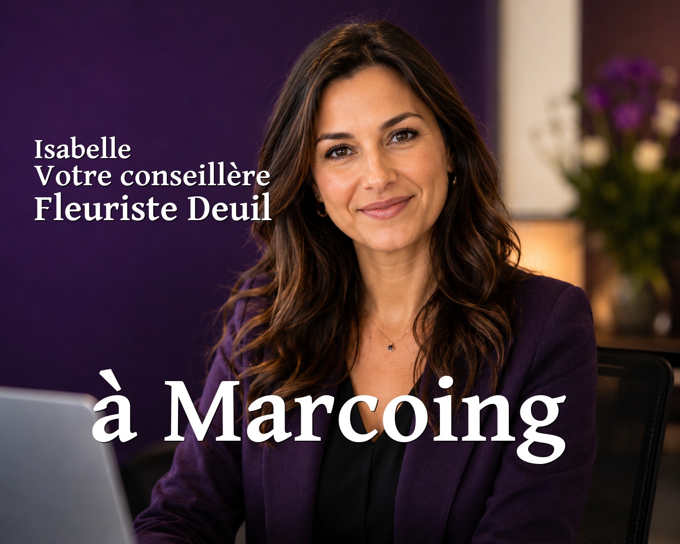 Isabelle, votre conseillère Fleuriste Deuil à Marcoing