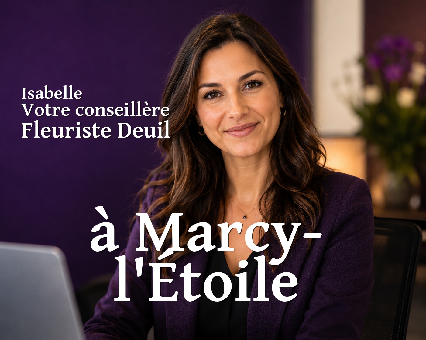 Isabelle, votre conseillère Fleuriste Deuil à Marcy-l'Étoile