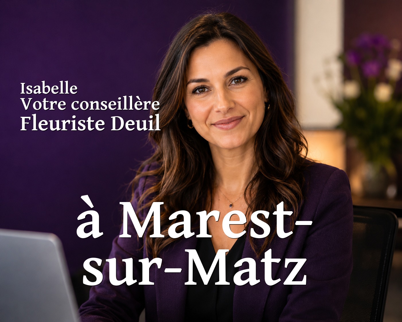 Isabelle, votre conseillère Fleuriste Deuil à Marest-sur-Matz