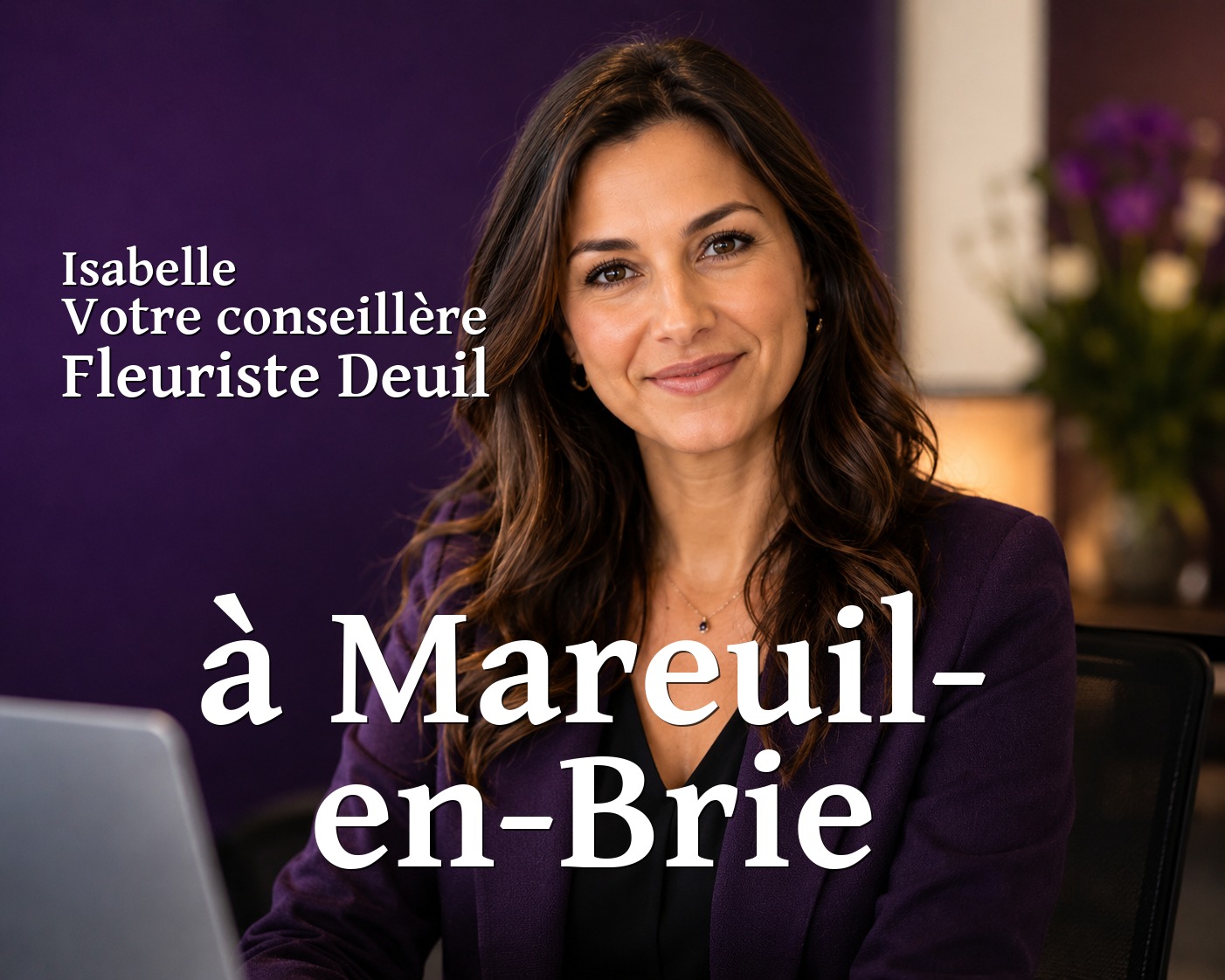 Isabelle, votre conseillère Fleuriste Deuil à Mareuil-en-Brie