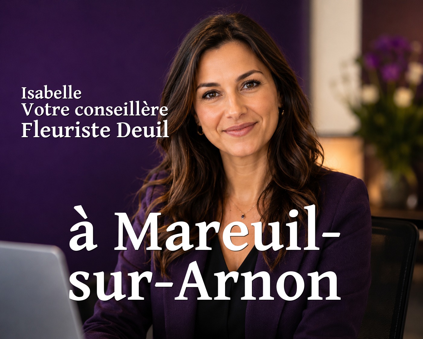 Isabelle, votre conseillère Fleuriste Deuil à Mareuil-sur-Arnon