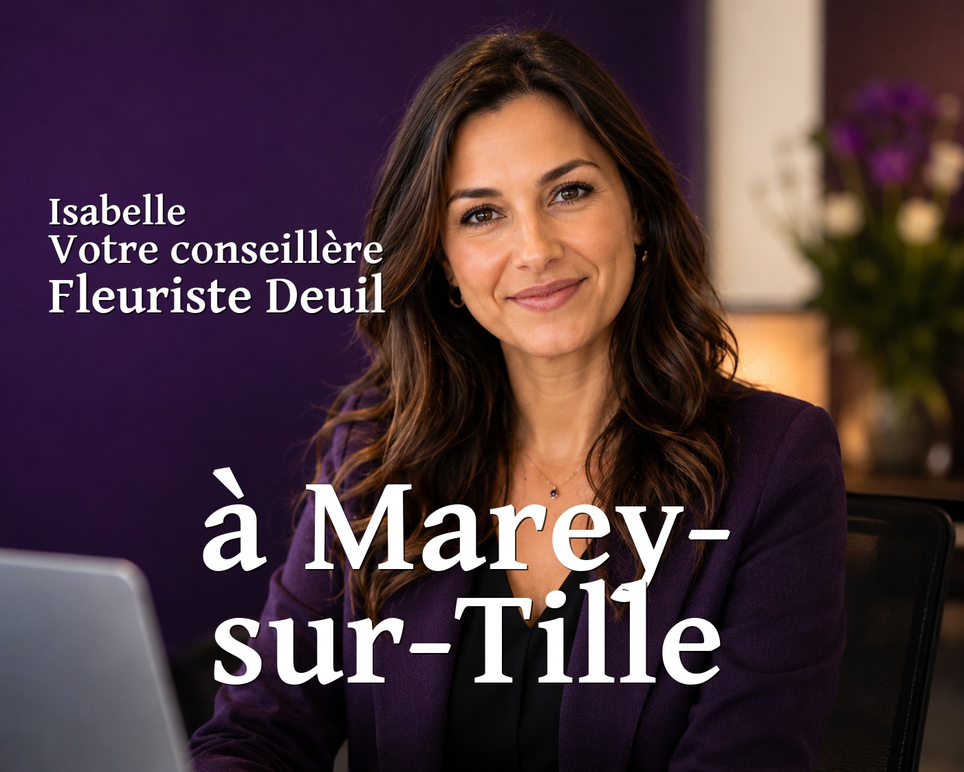 Isabelle, votre conseillère Fleuriste Deuil à Marey-sur-Tille