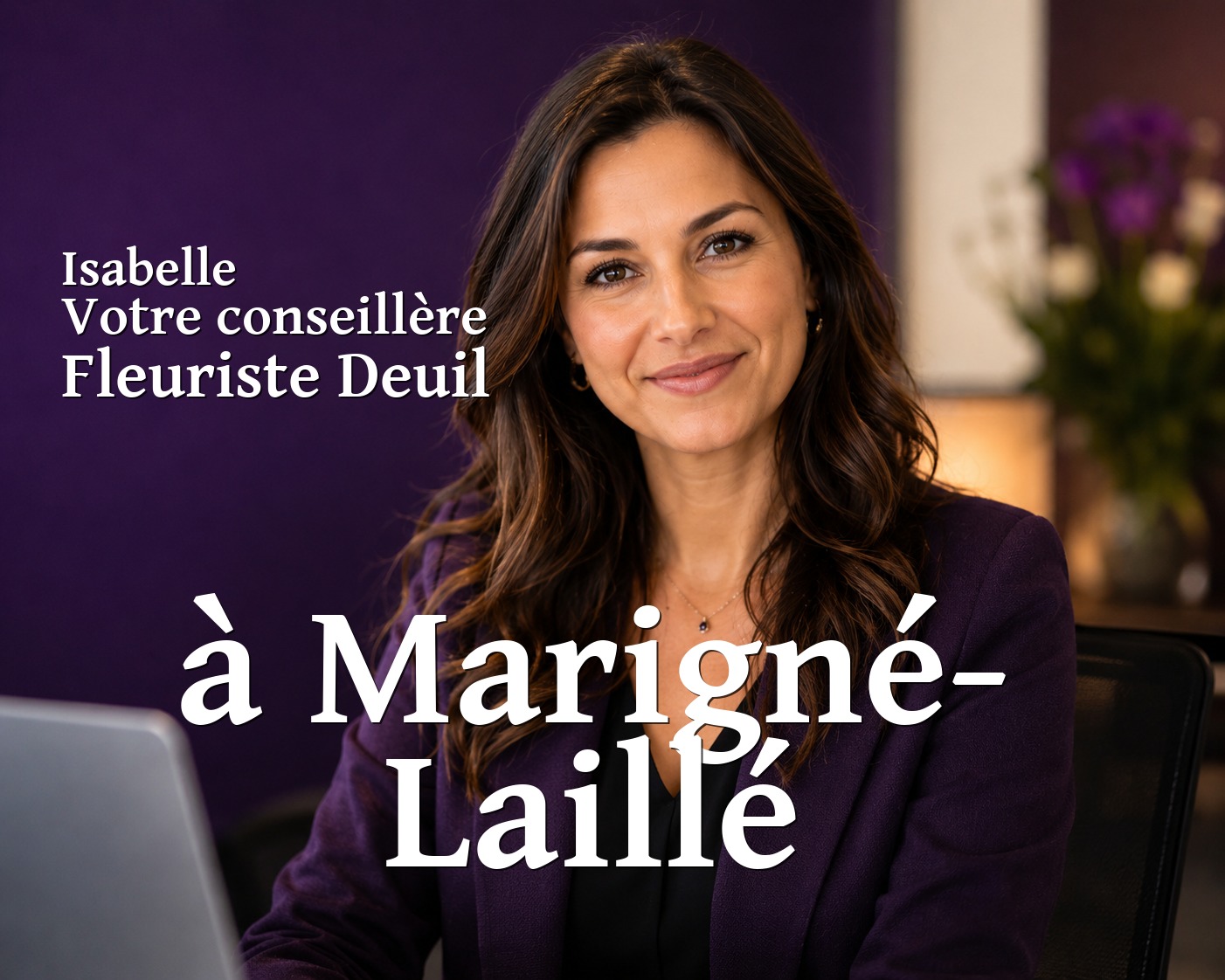 Isabelle, votre conseillère Fleuriste Deuil à Marigné-Laillé