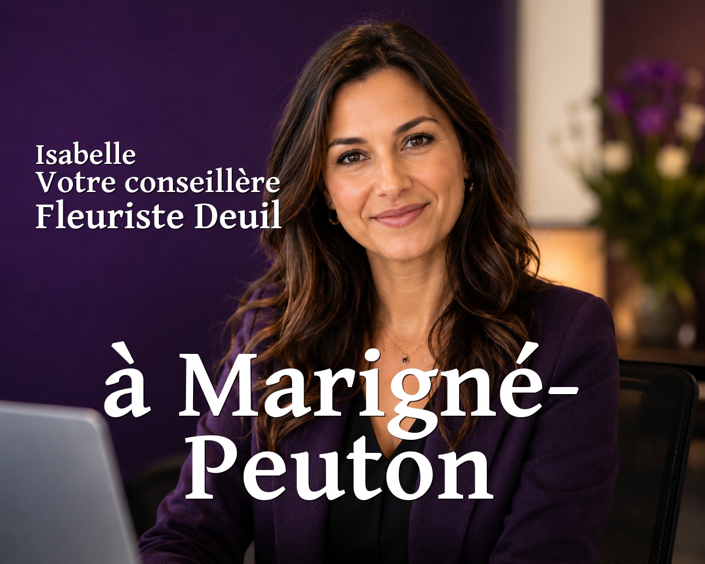 Isabelle, votre conseillère Fleuriste Deuil à Marigné-Peuton