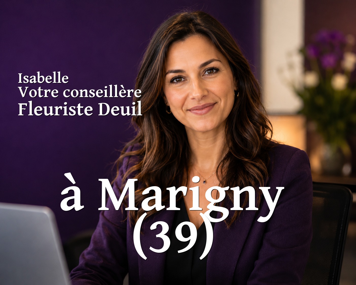 Isabelle, votre conseillère Fleuriste Deuil à Marigny (39)