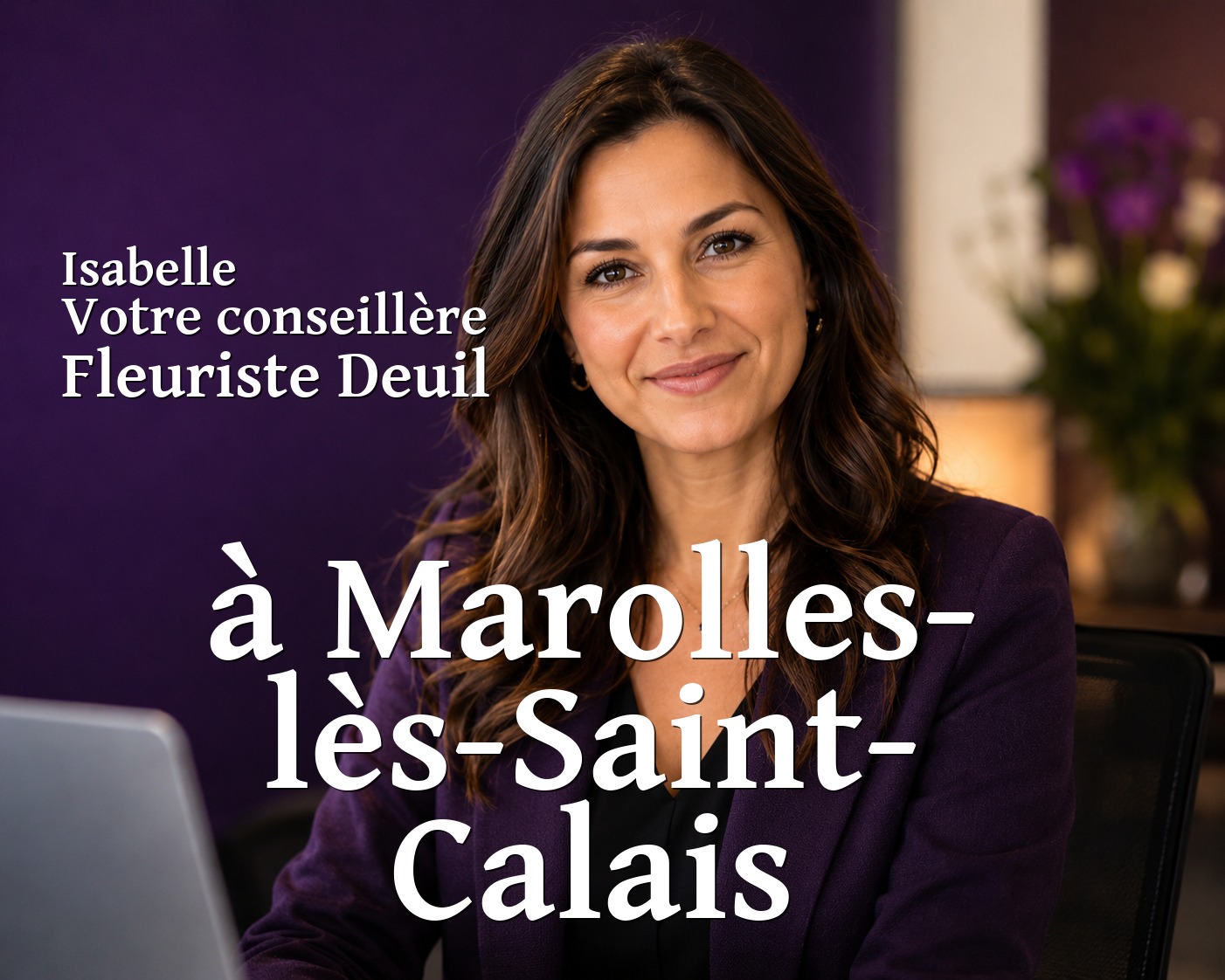 Isabelle, votre conseillère Fleuriste Deuil à Marolles-lès-Saint-Calais