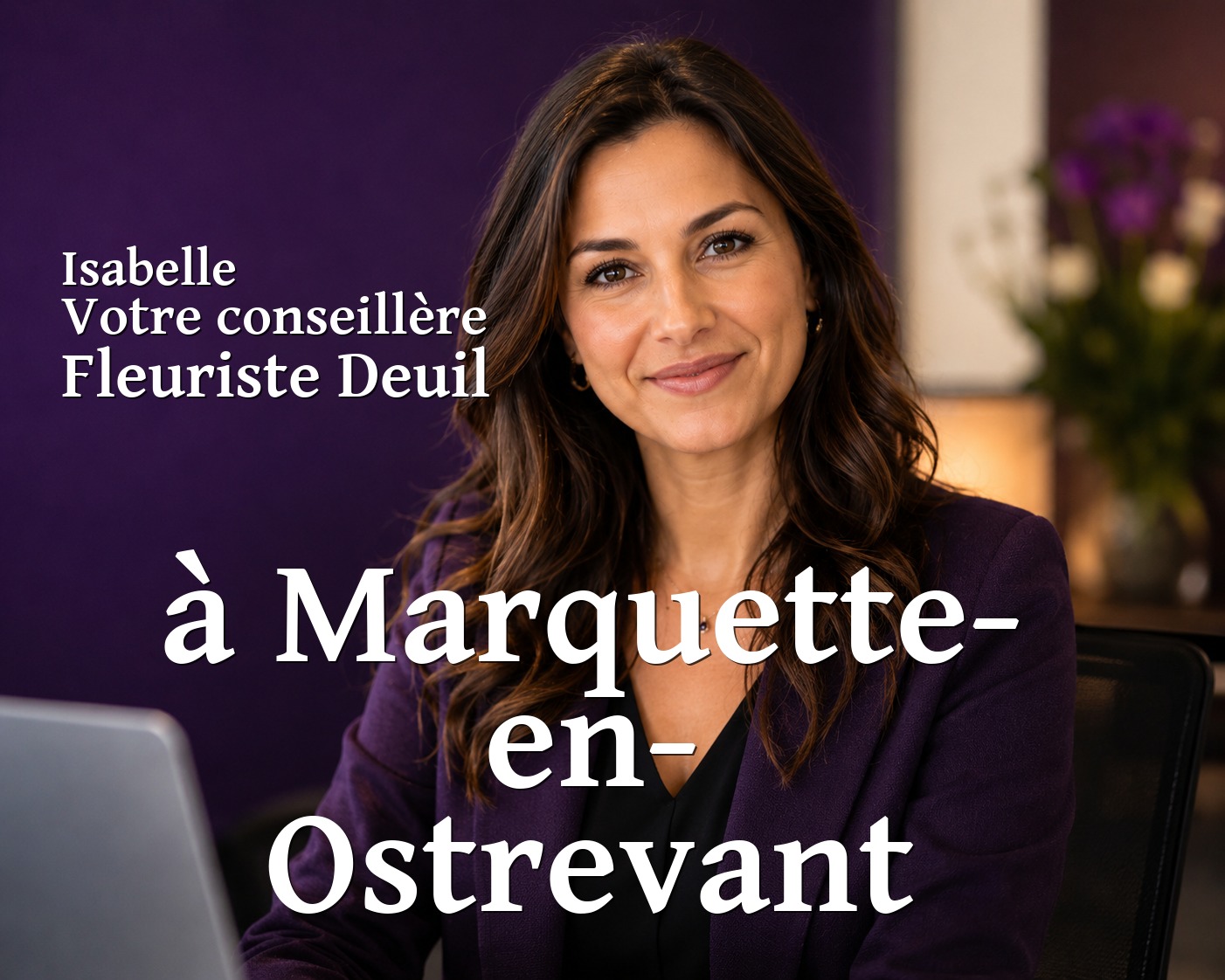 Isabelle, votre conseillère Fleuriste Deuil à Marquette-en-Ostrevant