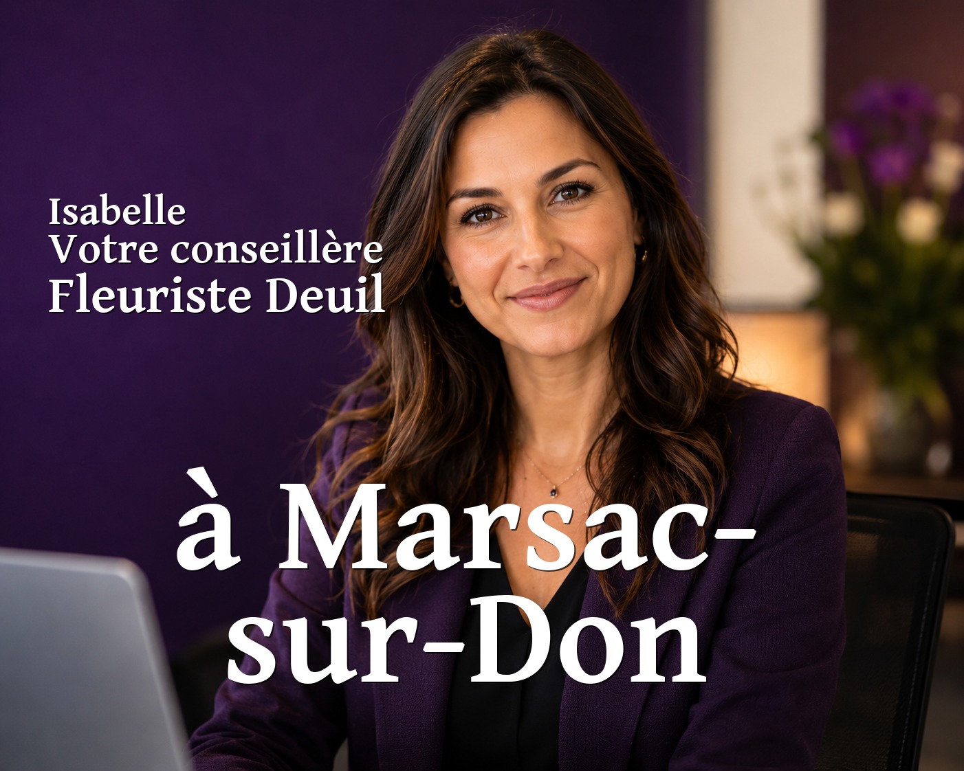 Isabelle, votre conseillère Fleuriste Deuil à Marsac-sur-Don