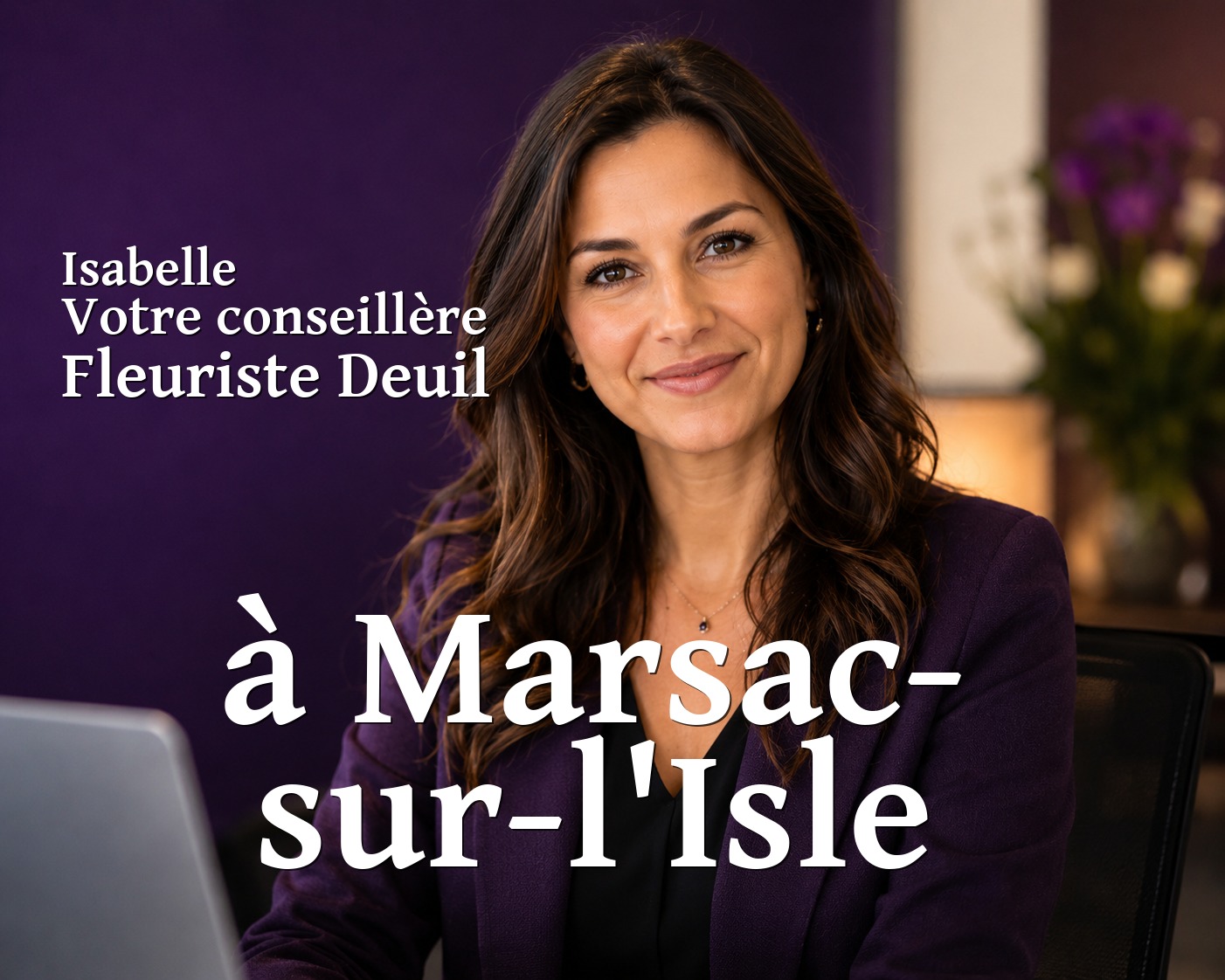 Isabelle, votre conseillère Fleuriste Deuil à Marsac-sur-l'Isle