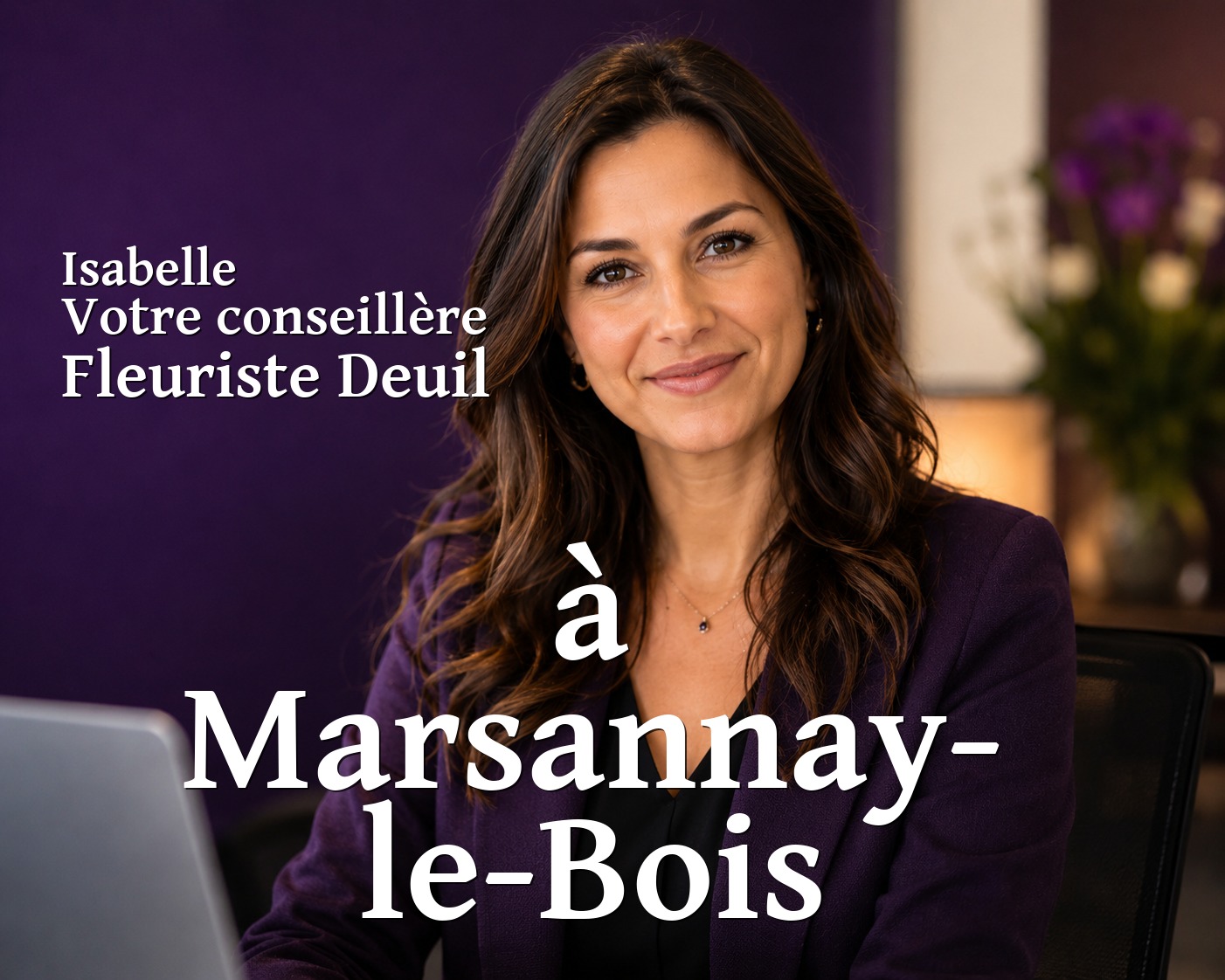 Isabelle, votre conseillère Fleuriste Deuil à Marsannay-le-Bois
