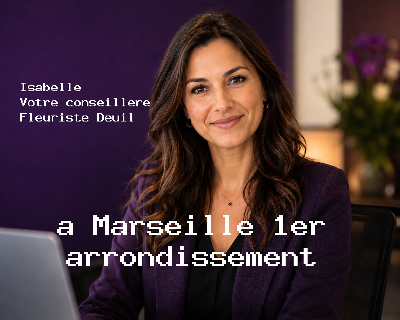Isabelle, votre conseillère Fleuriste Deuil à Marseille 1er arrondissement