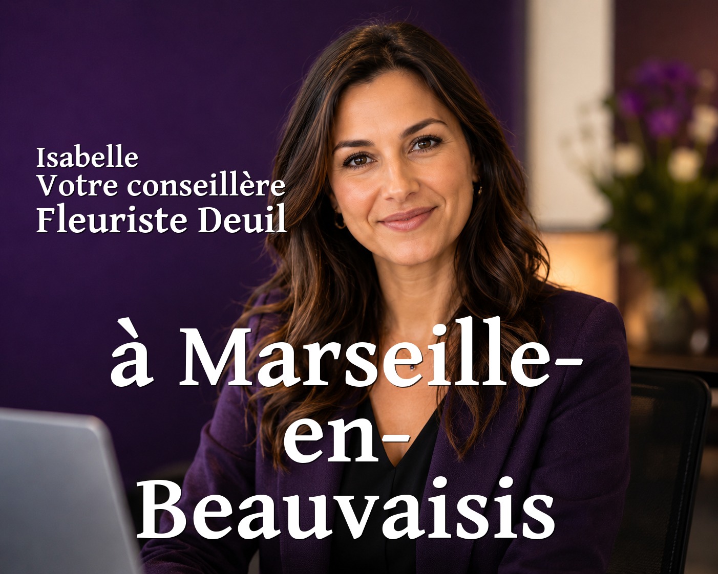 Isabelle, votre conseillère Fleuriste Deuil à Marseille-en-Beauvaisis
