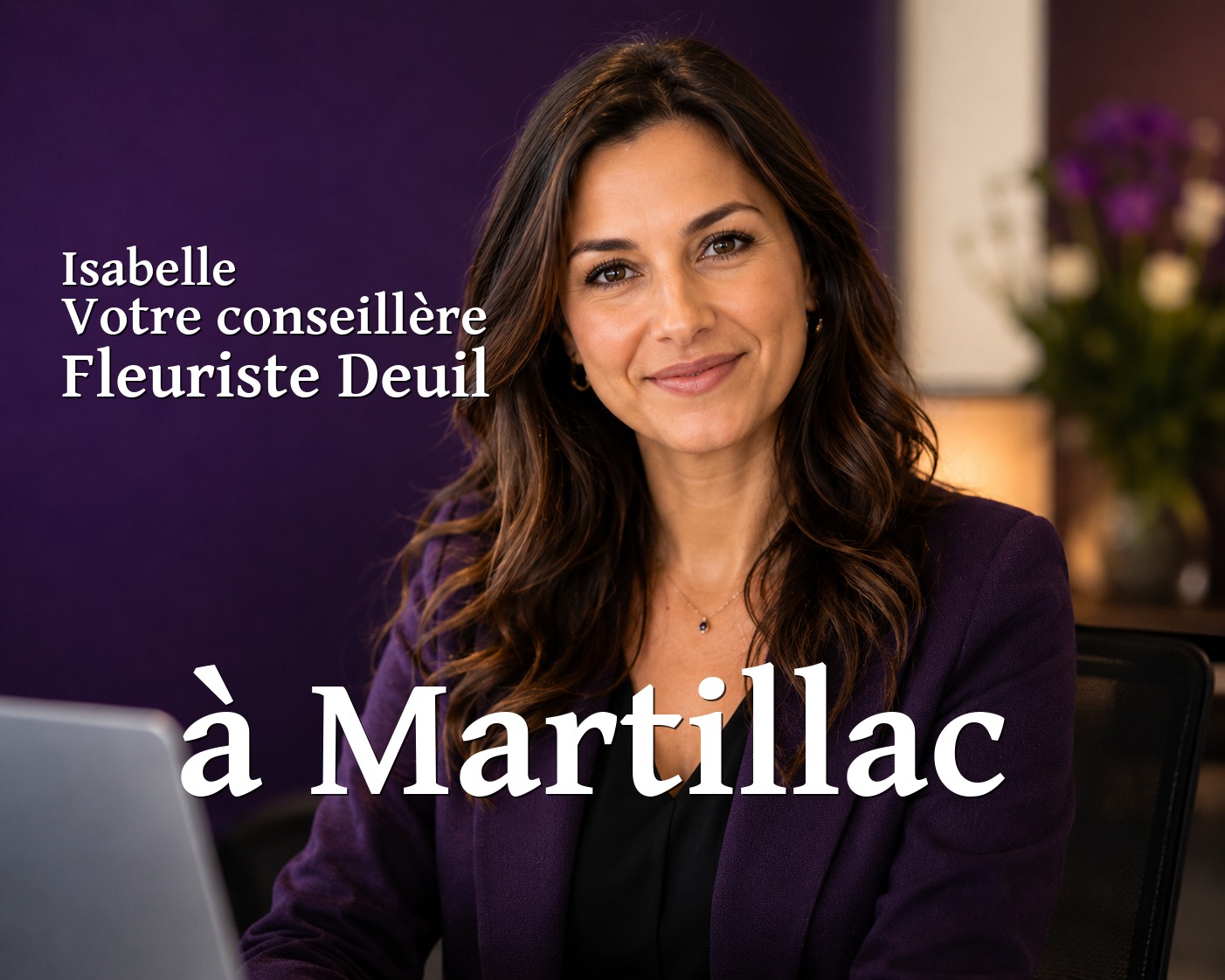 Isabelle, votre conseillère Fleuriste Deuil à Martillac