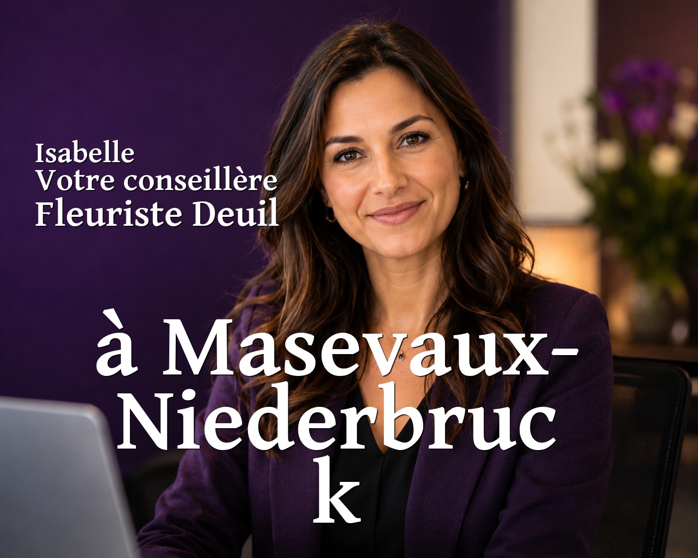 Isabelle, votre conseillère Fleuriste Deuil à Masevaux-Niederbruck
