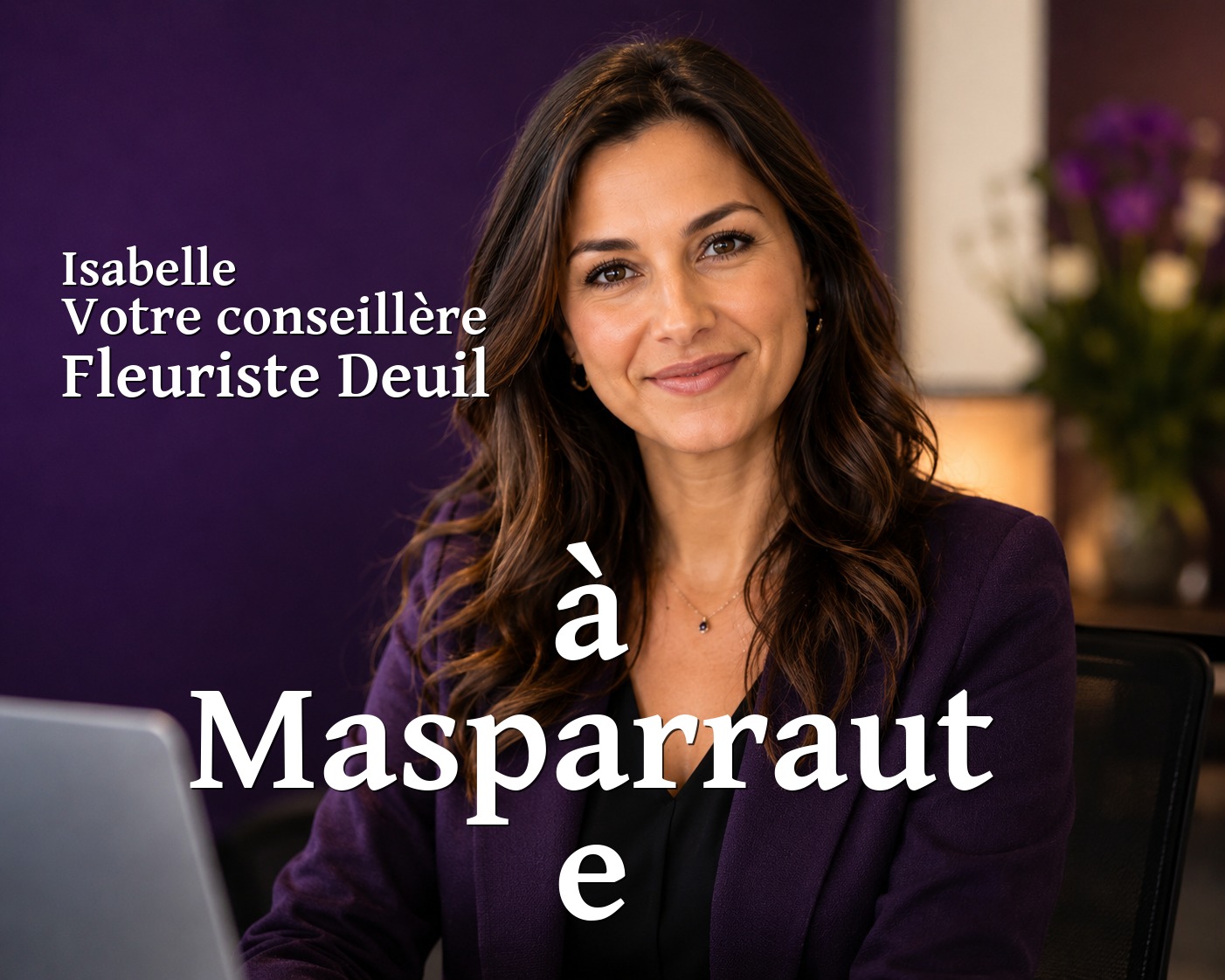 Isabelle, votre conseillère Fleuriste Deuil à Masparraute